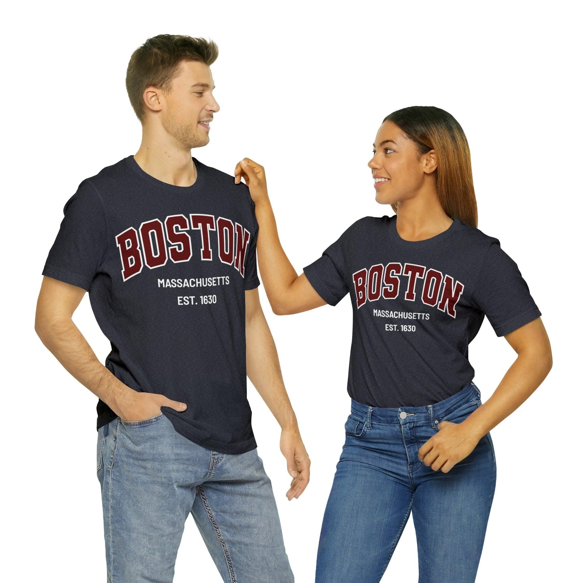 Boston Massachusetts T-shirt, Boston Shirt Boston Souvenir Boston TShirt, Boston Gift - Giftsmojo