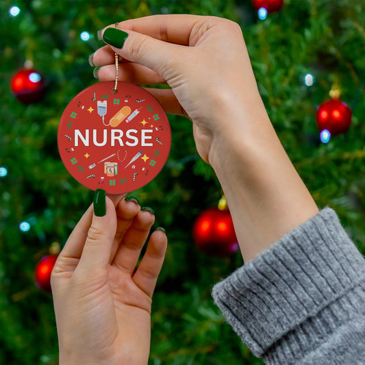 Nurse Christmas Ornament Nurse Ornament Nurse Christmas Tree Ornament Nurse Care Ornament Nurses Ornament Occupation Job - Giftsmojo