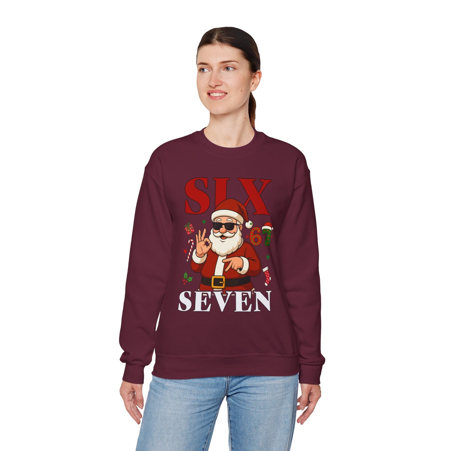 Six Seven Santa Sweatshirt