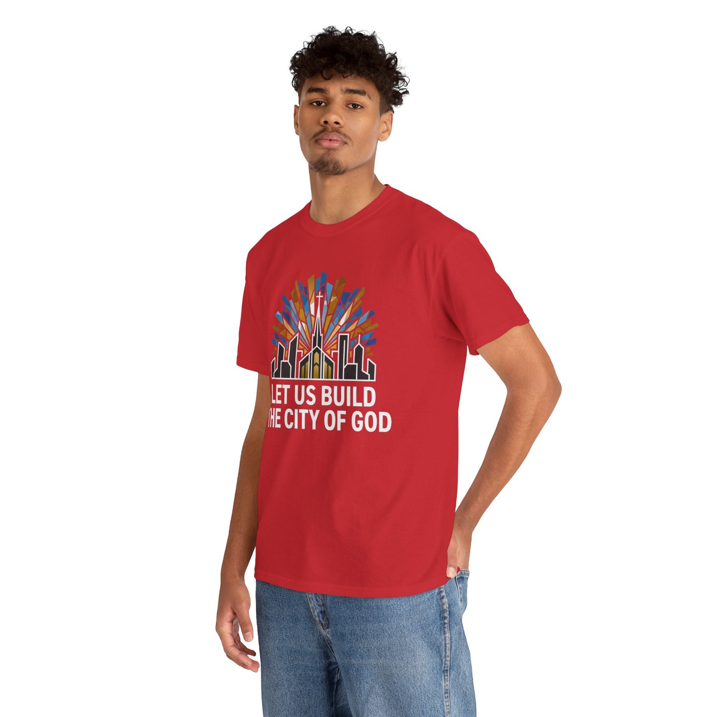 Let Us Build The City of God T-Shirt — Christian Faith Urban Church Tee