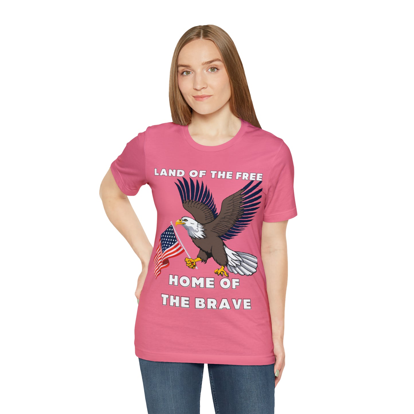 Celebrate Independence Day with Patriotic Shirts: Land of the free, Home of the Brave Shirt for Women and Men