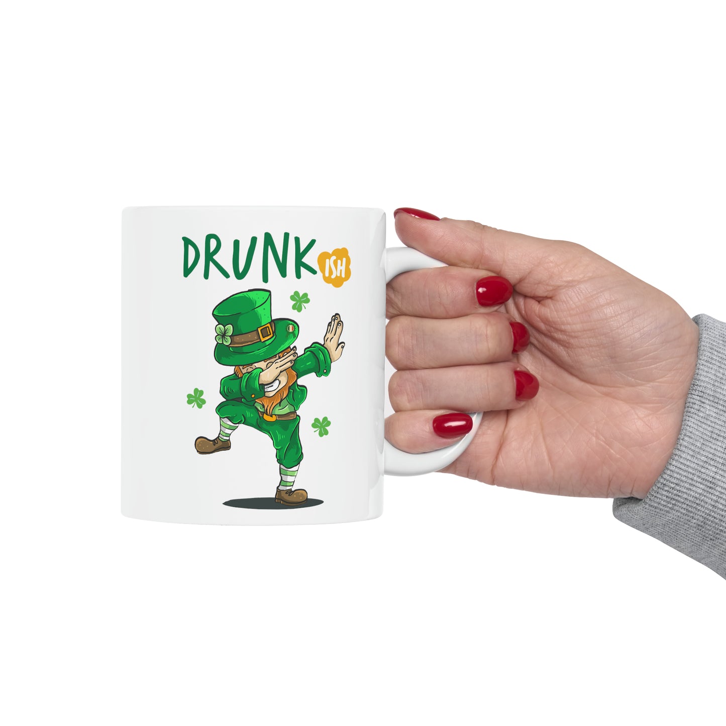 St Patrick's Day Mug  Drunk ish Ceramic Mug 11oz