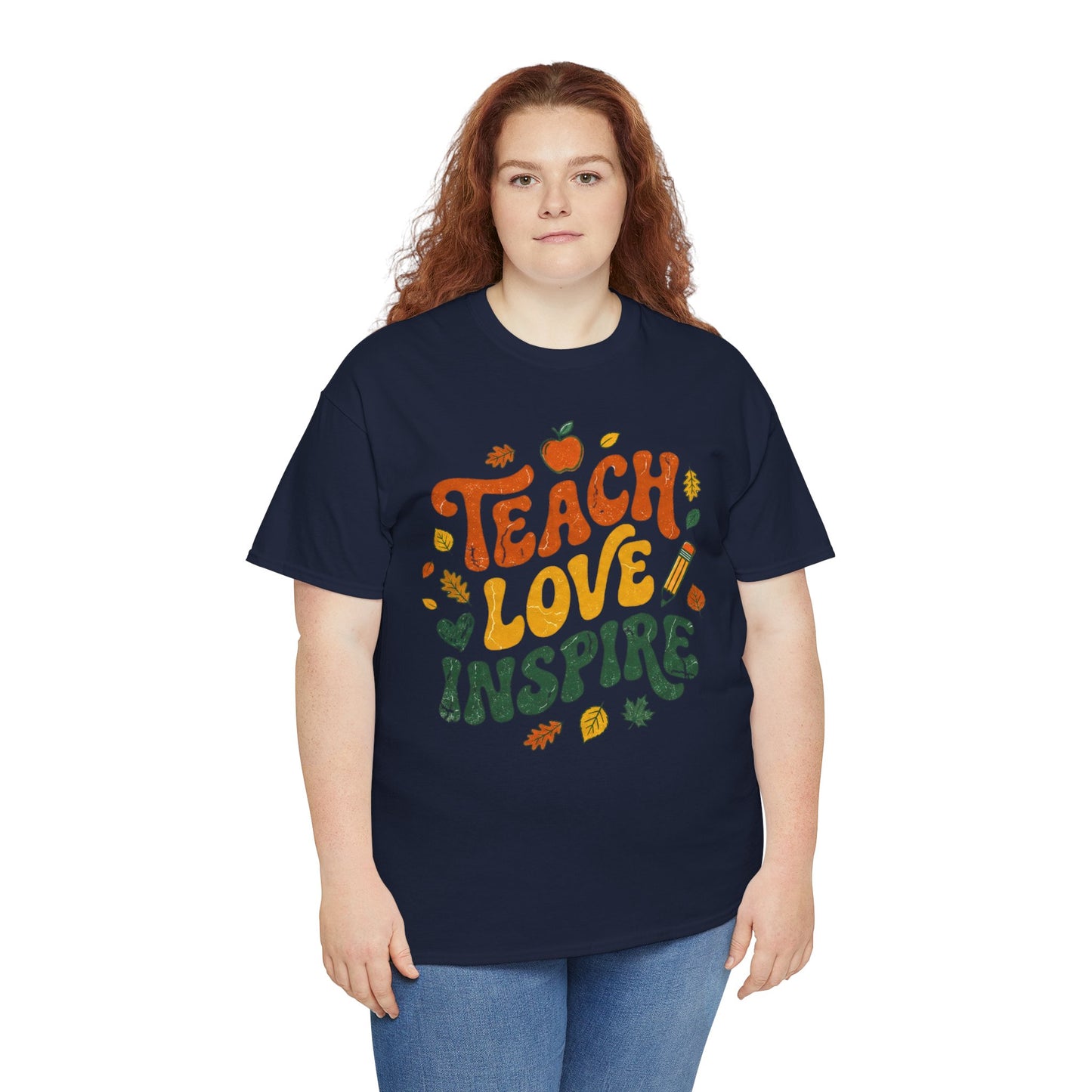 Teach Love Inspire T-Shirt — Fall Teacher Appreciation Tee