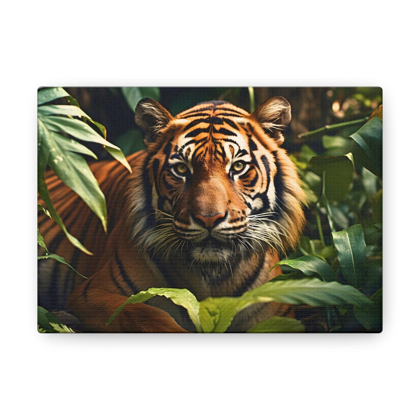 Tiger In Nature Art Canvas Gallery Wraps Tiger Print Large Canvas Art Animal Wall Art minimalist Wall Art Lover Gift - Giftsmojo