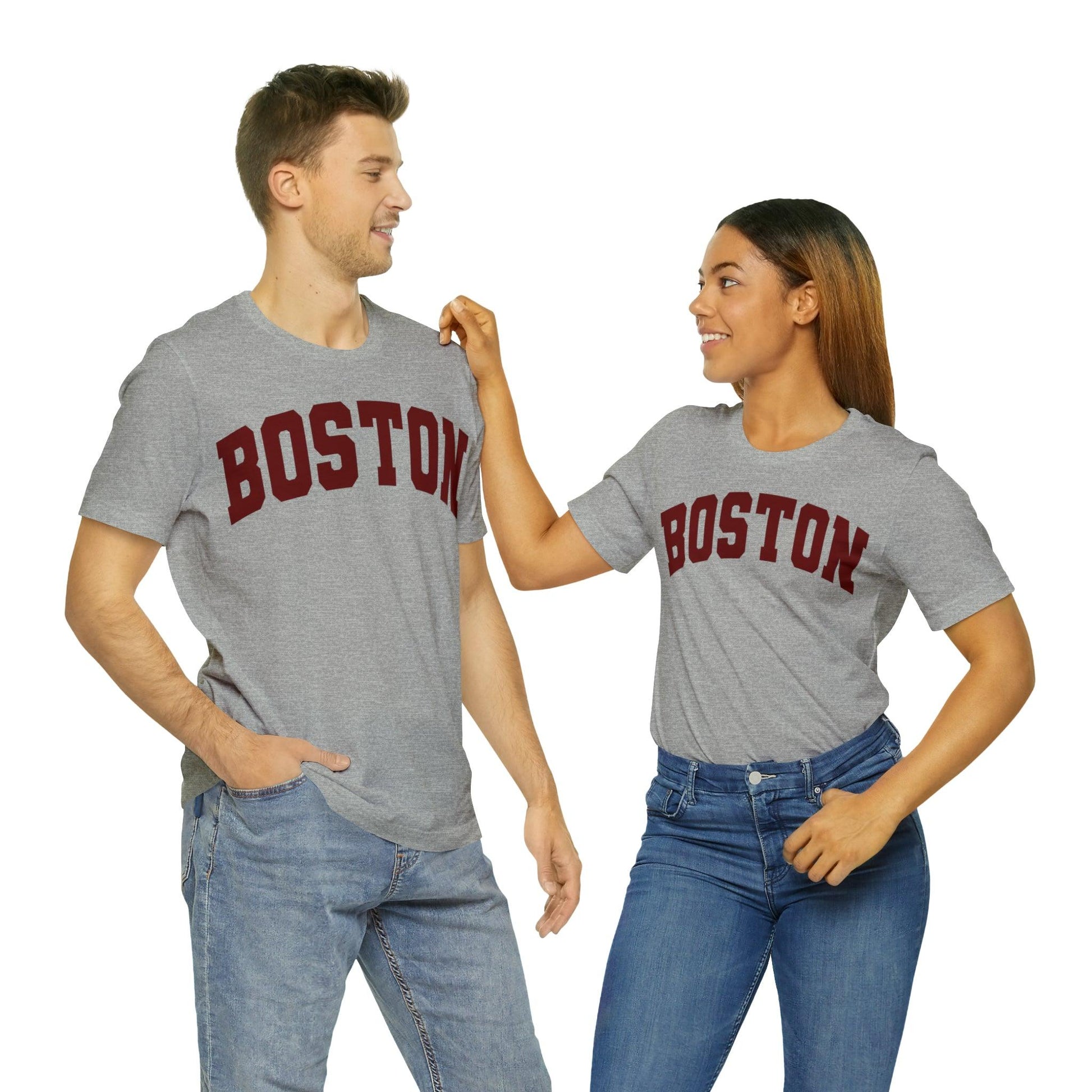 Boston Shirt Boston Souvenir Boston TShirt, Boston Gift Boston Massachusetts Shirt - Giftsmojo