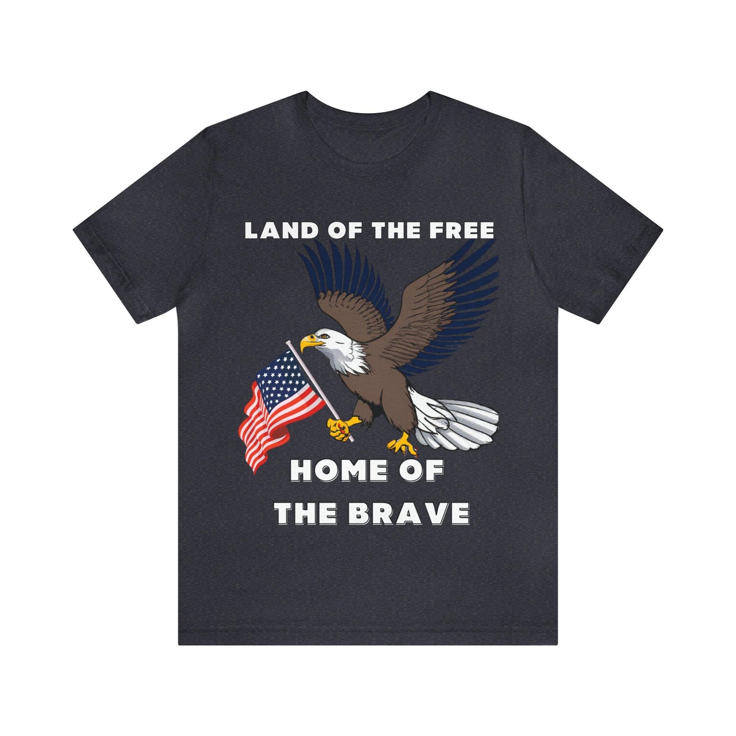 Celebrate Independence Day with Patriotic Shirts: Land of the free, Home of the Brave Shirt for Women and Men - Giftsmojo