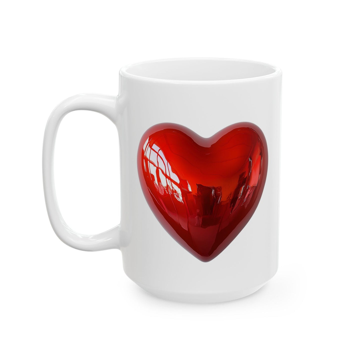 Mug Love Heart Coffee Cup 11oz 15oz