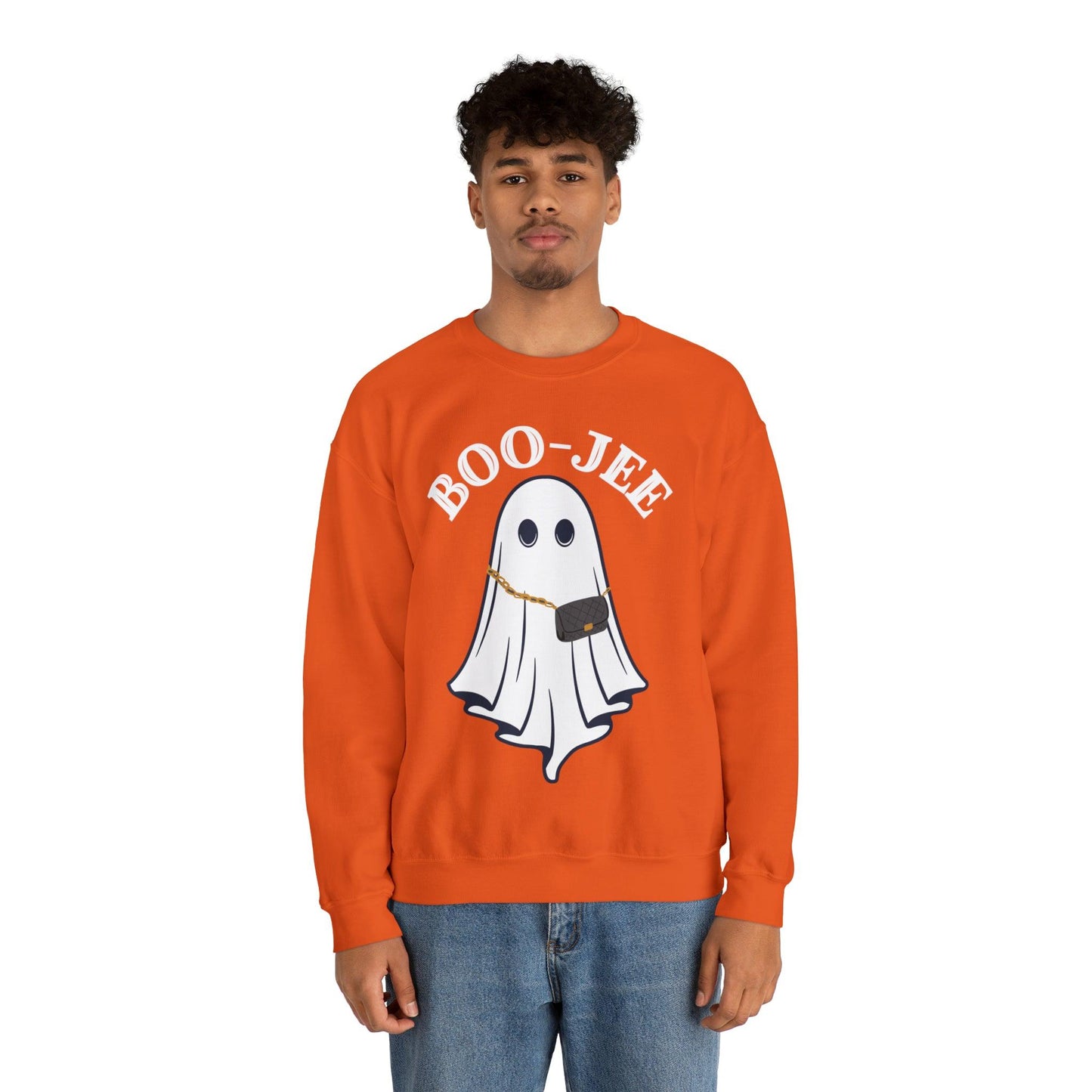 Boo-Jee Sweatshirt, Boo Halloween Sweatshirt Spooky - Giftsmojo