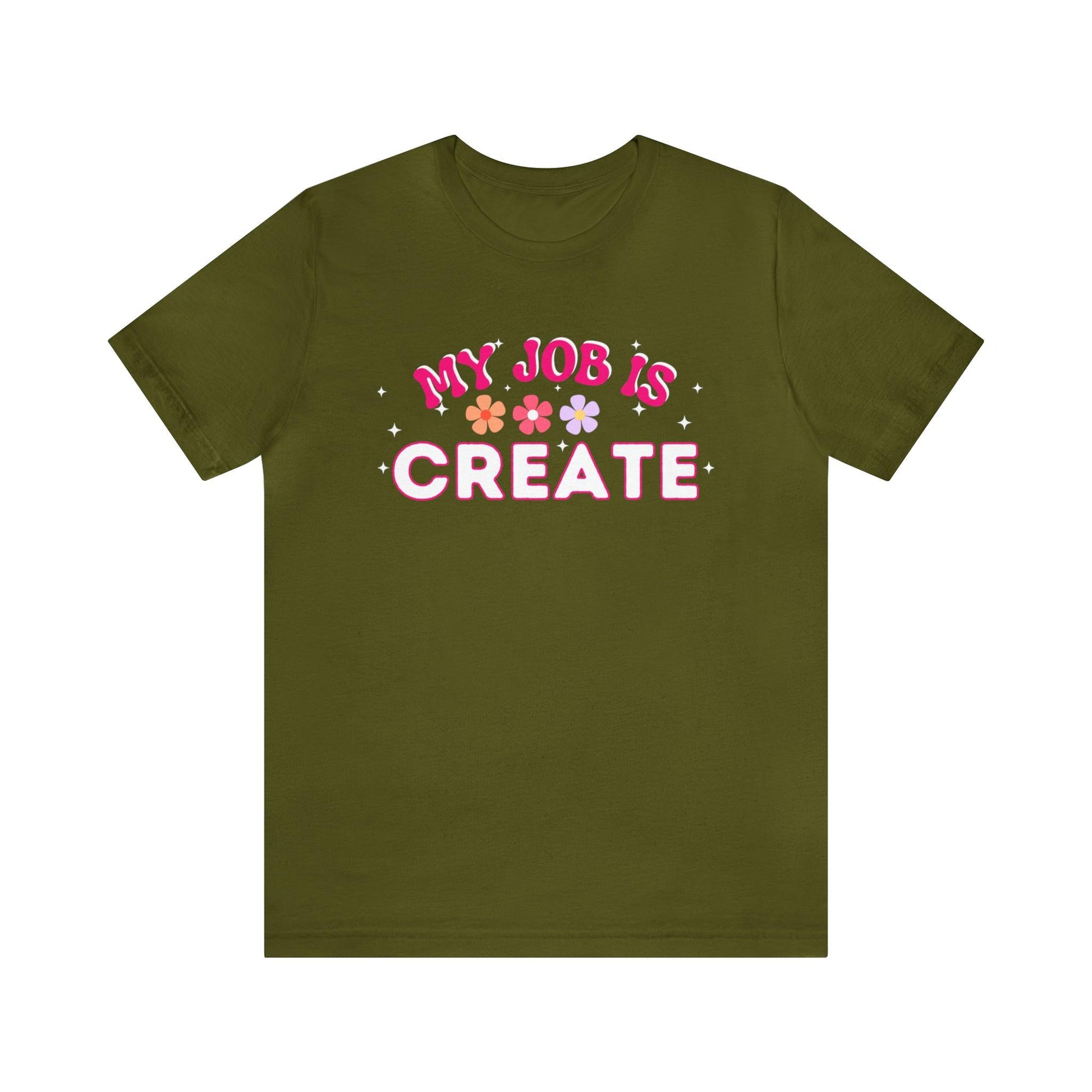 My Job is Create Shirt Artist Shirt, Content Creator Shirt Blogger Shirt Vlogger Shirt, Youtuber shirt - Giftsmojo