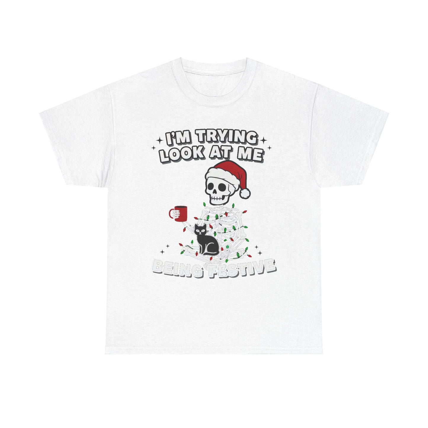 Christmas Skeleton Unisex Tee