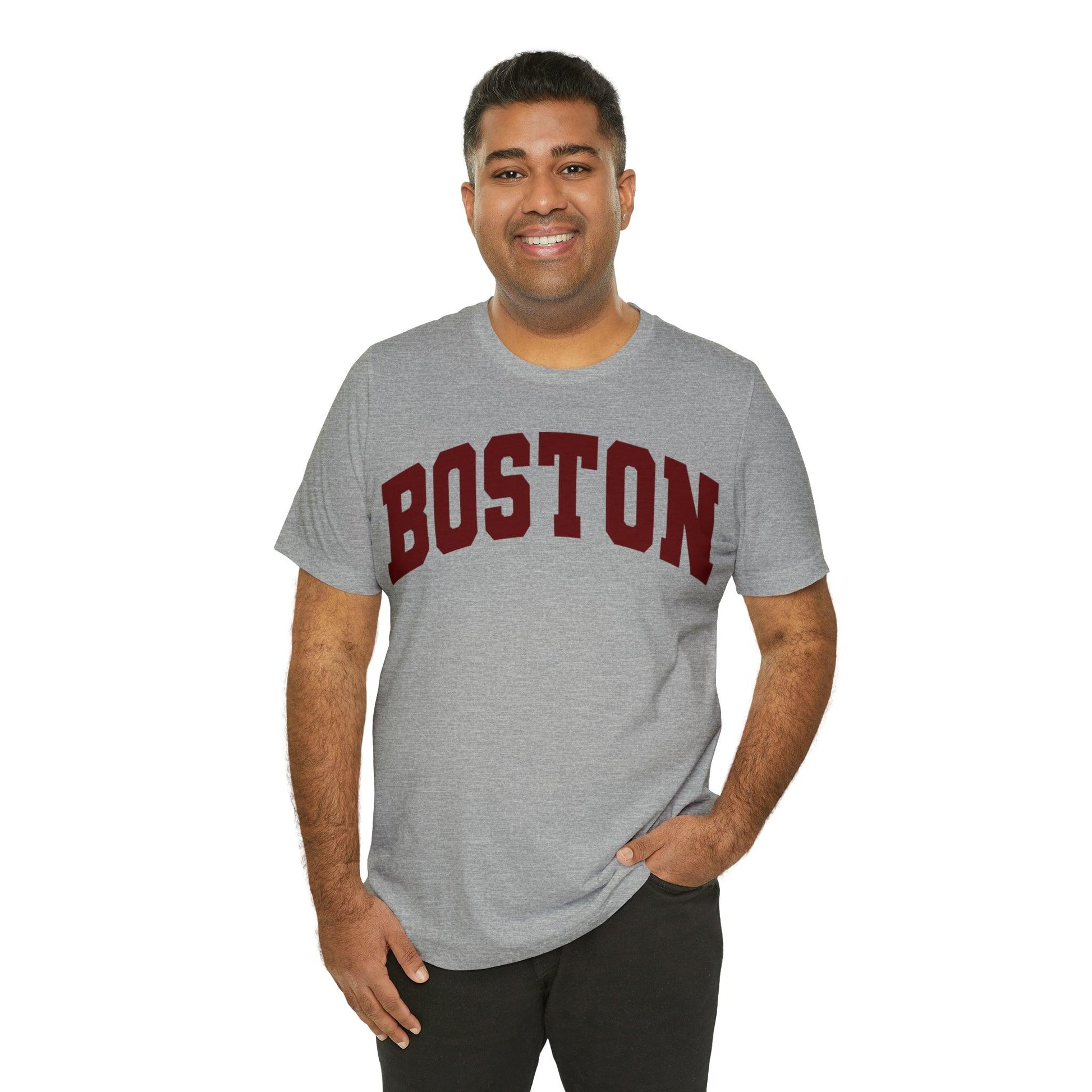 Boston Shirt Boston Souvenir Boston TShirt, Boston Gift Boston Massachusetts Shirt - Giftsmojo