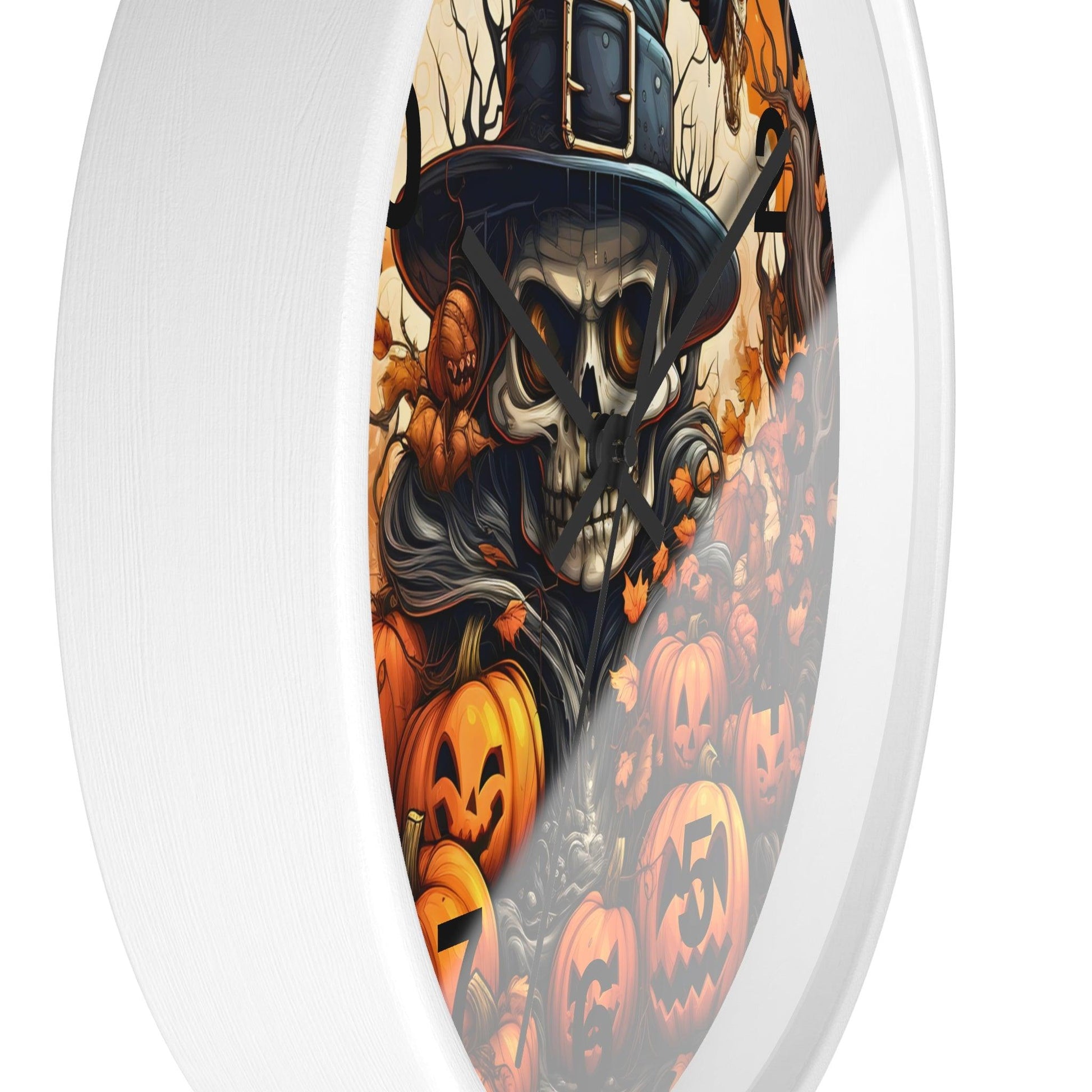 Halloween Ghost Wall Clock Halloween Wall Clocks Home Decor Halloween Clock Fall Clock Halloween Decor - Giftsmojo