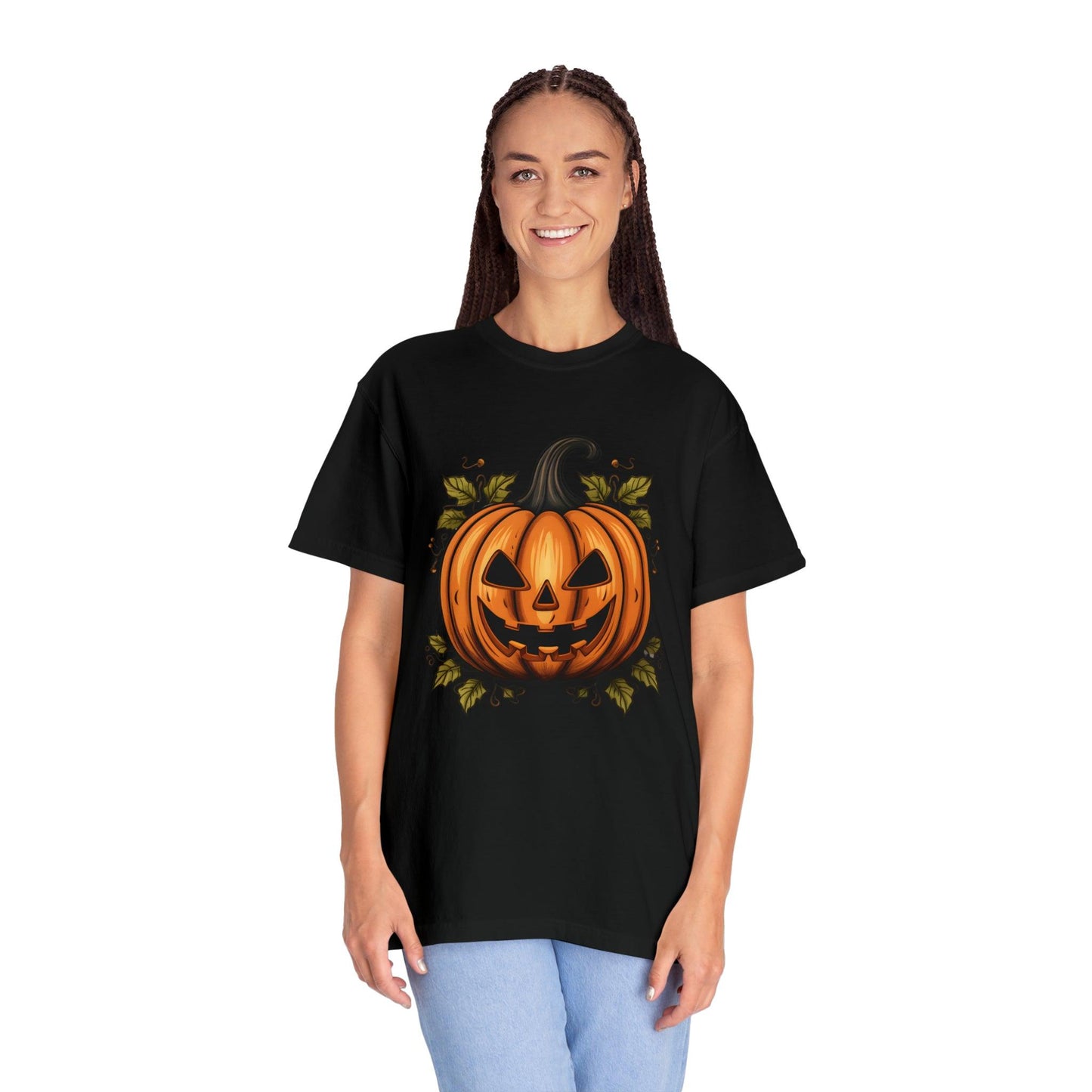 Scary Pumpkin Shirt, Halloween Shirt, Halloween Costume Pumpkin Costume Laughing Pumpkin Tee Fall tshirt Fall Shirt Halloween Gift - Giftsmojo