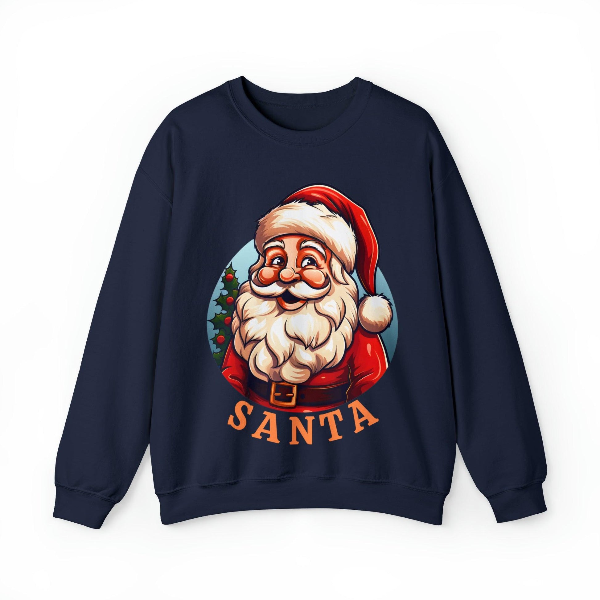 Christmas Santa Sweatshirt Santa Sweater Christmas Sweater Christmas Shirt Santa Claus Shirt Saint Nick - Giftsmojo