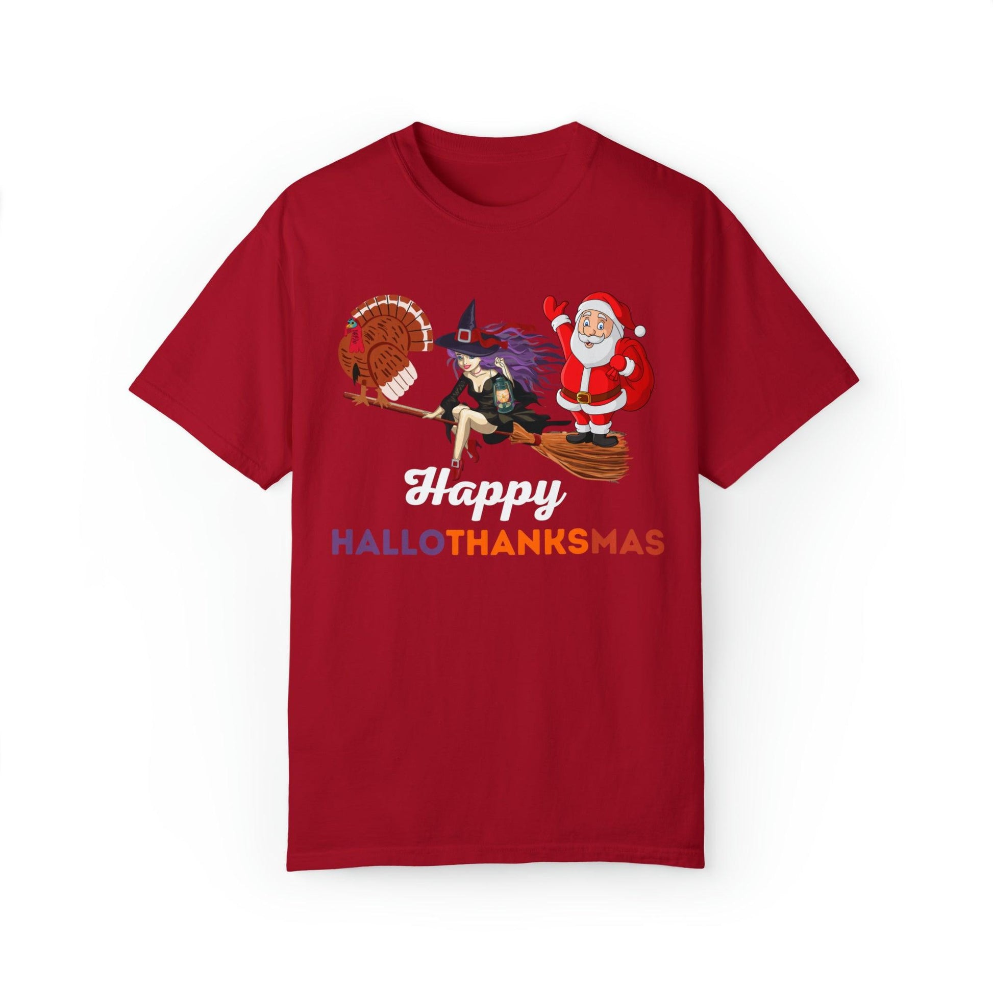 Happy HALLOTHANKSMAS Gift for Fall Halloween Thanksgiving Christmas Gift - Giftsmojo