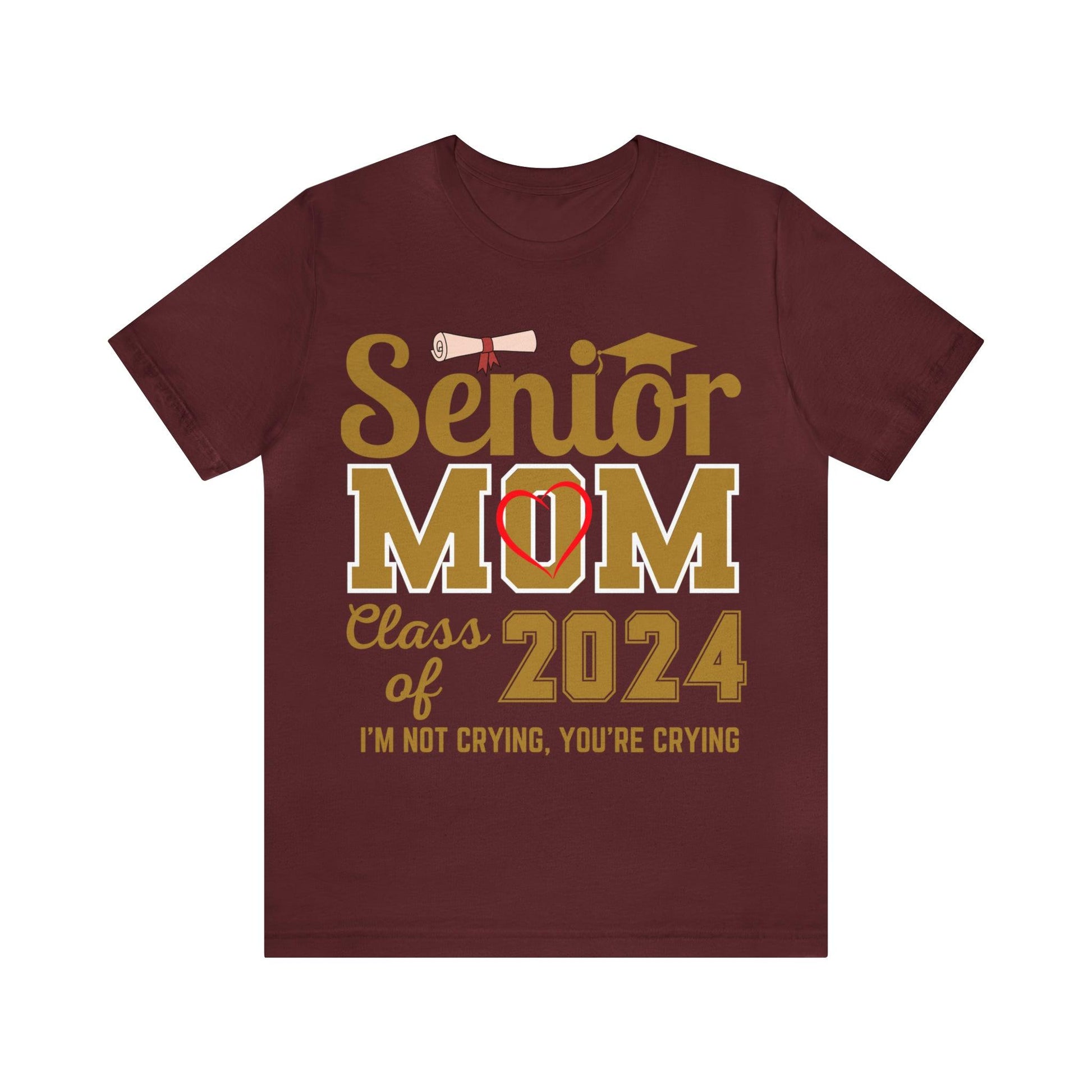 Proud Senior Mom Class of 2024 T-Shirt, Proud Senior Mom Shirt - Giftsmojo