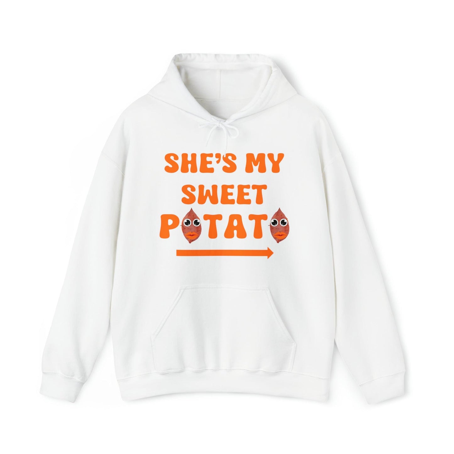 She's My Sweet Potato Hooded Sweatshirt Funny Thanksgiving Shirt Thanksgiving Gift Trendy Thanksgiving Sweatshirt Thanksgiving Hoodie Couple Matchinggift - Giftsmojo