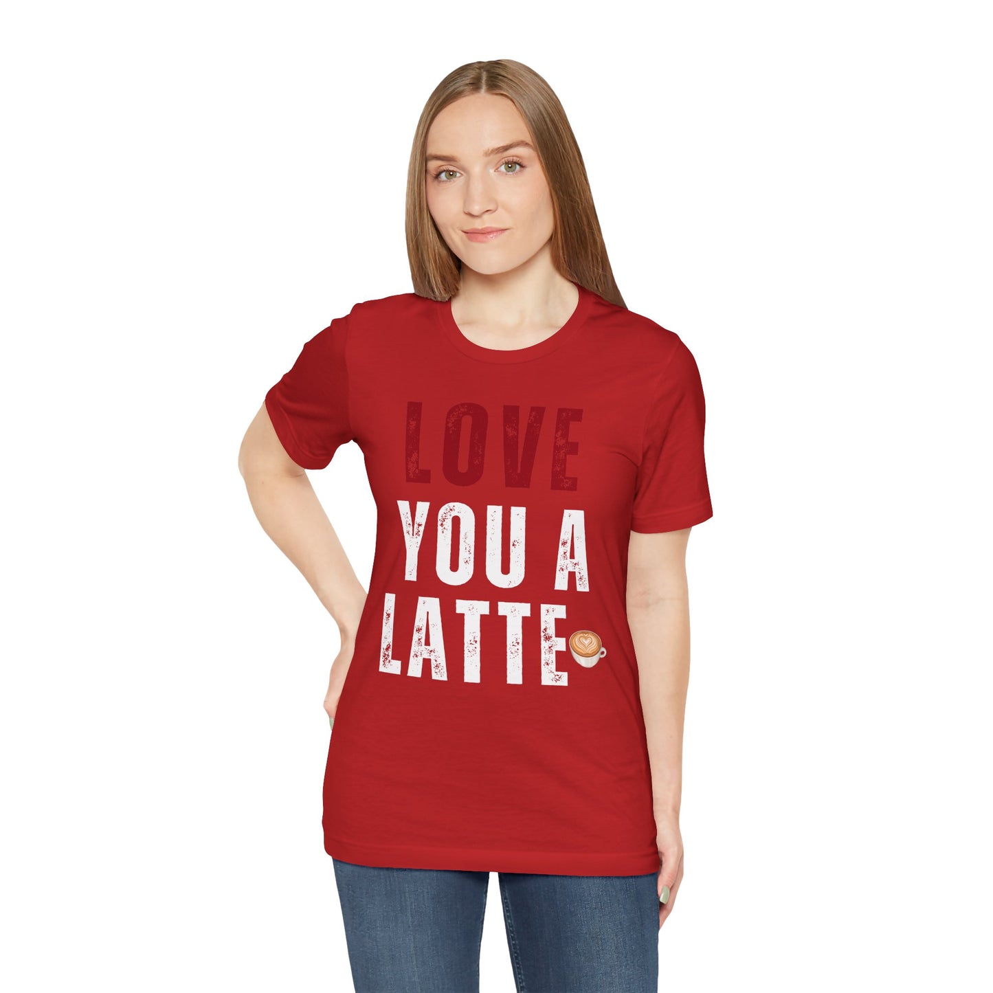 Coffee Lover Unisex Tee - Love You A Latte