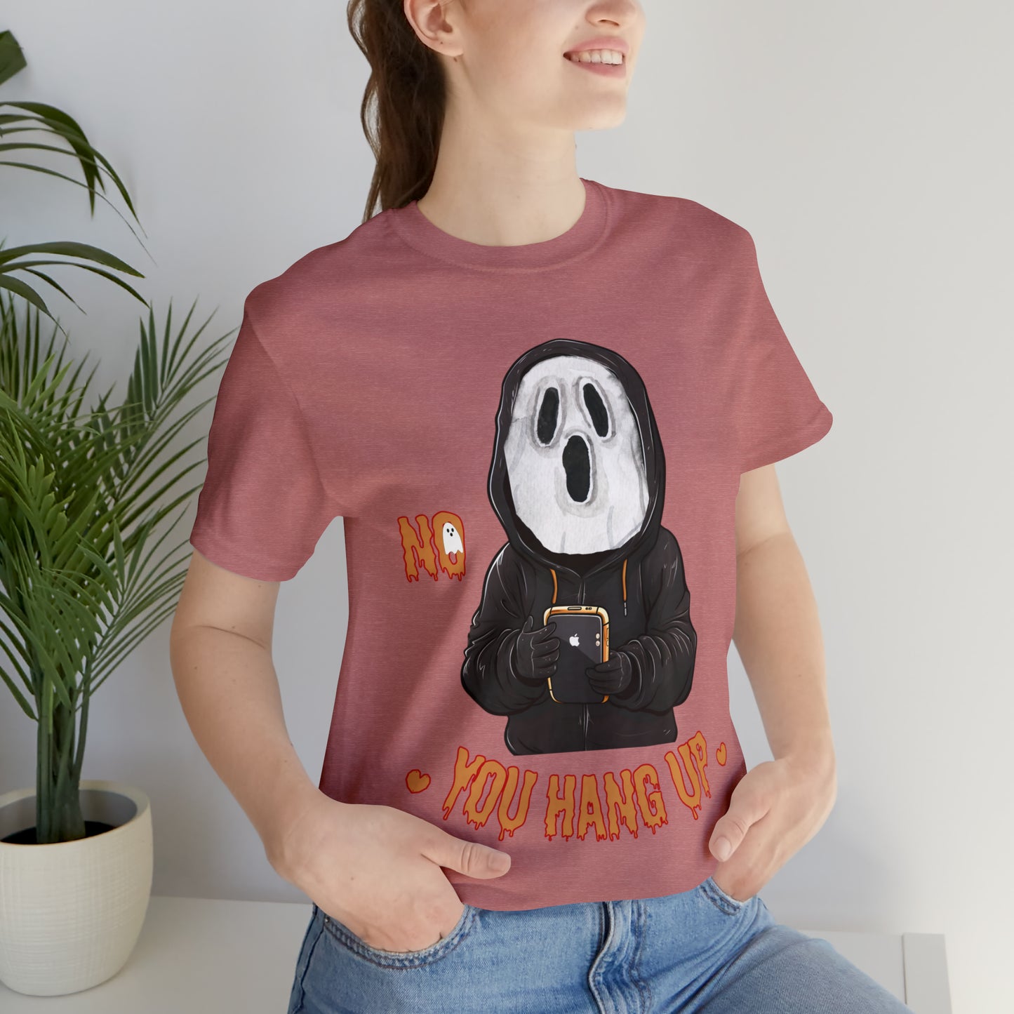 Elevate Your Halloween Style with the Playful 'No You Hang Up' Shirt Spooky shirt