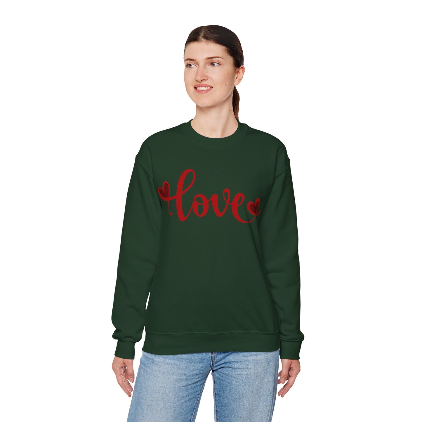 Love Crewneck Sweatshirt - Cozy Unisex Pullover