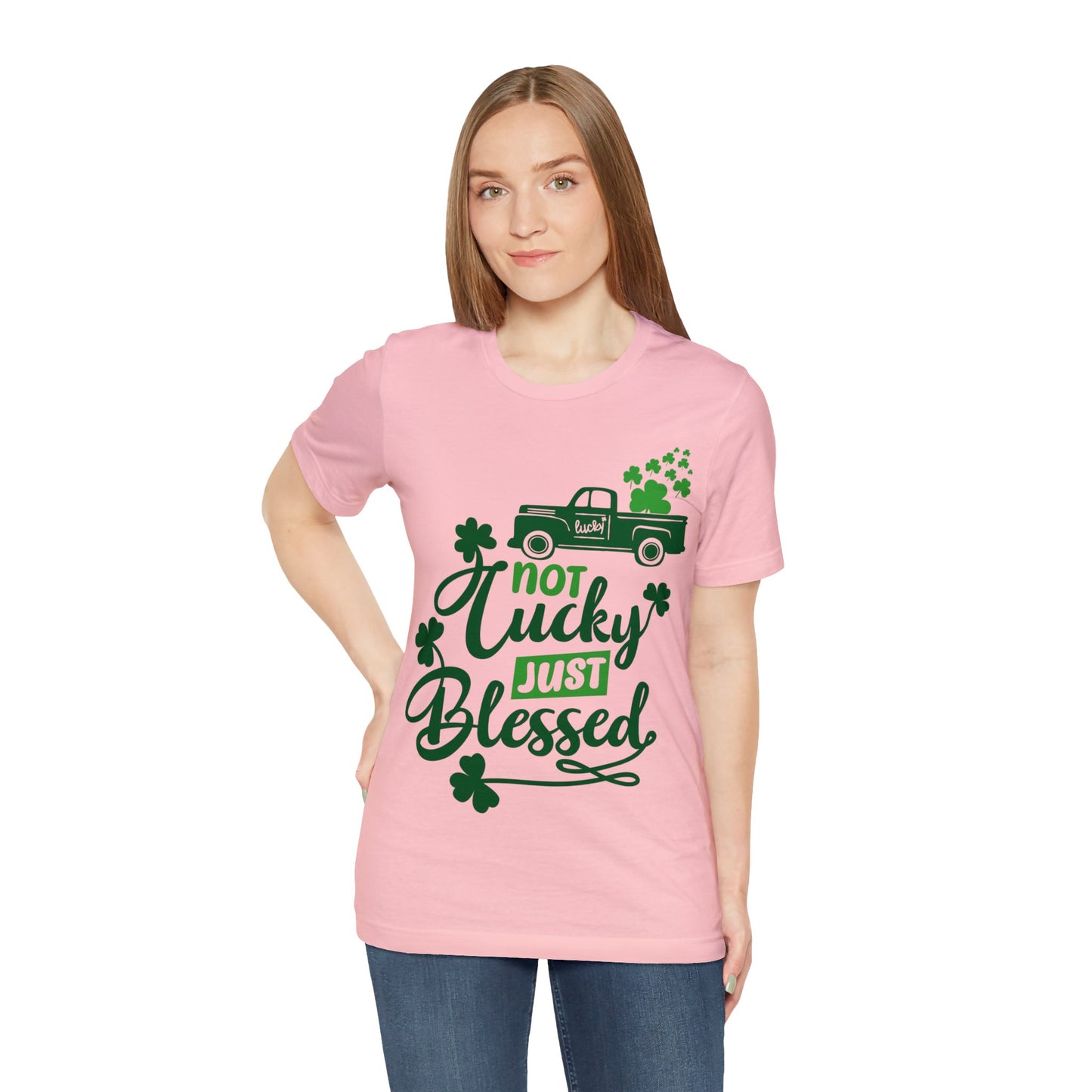 Not Lucky Just Blessed St Patrick's Day shirt Feeling Lucky Shirt Clover Shirt