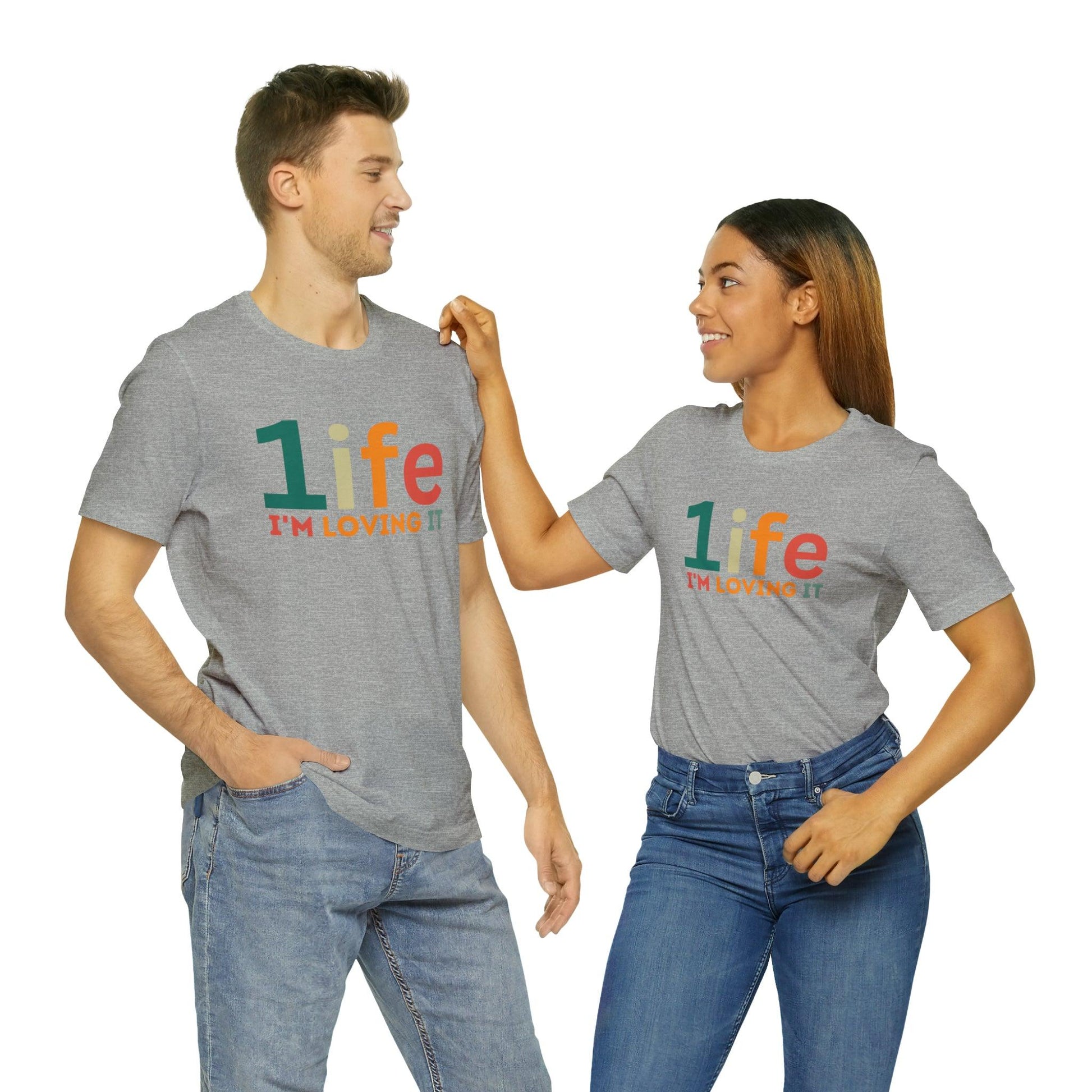 One life I'M Loving It Shirt Retro 1life shirt Live Your Life You Only Have One Life To Live Retro Shirt - Giftsmojo