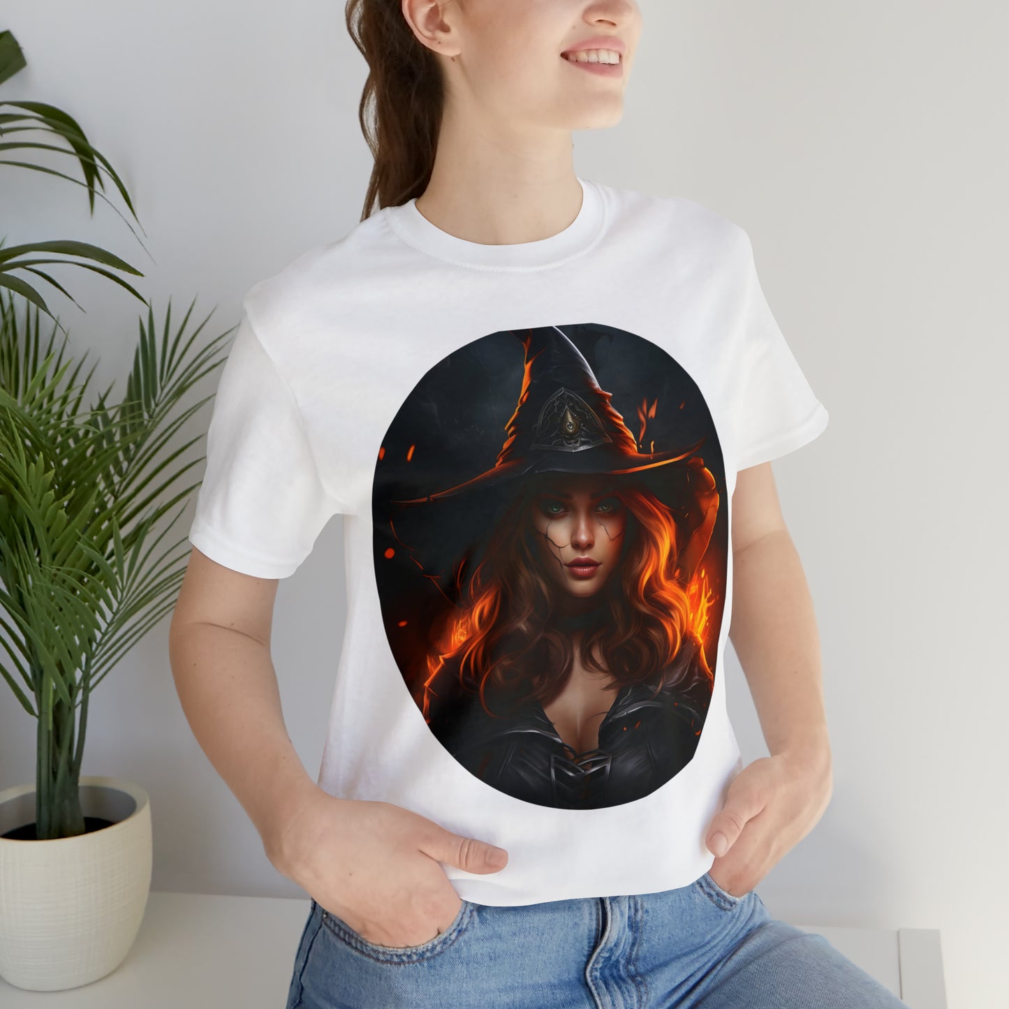 Spooky Witch Costume Spooky Season Vintage Halloween Shirt Moon Goddess Witch Shirt Halloween Costume Witch Shirt Women Halloween Party Tee