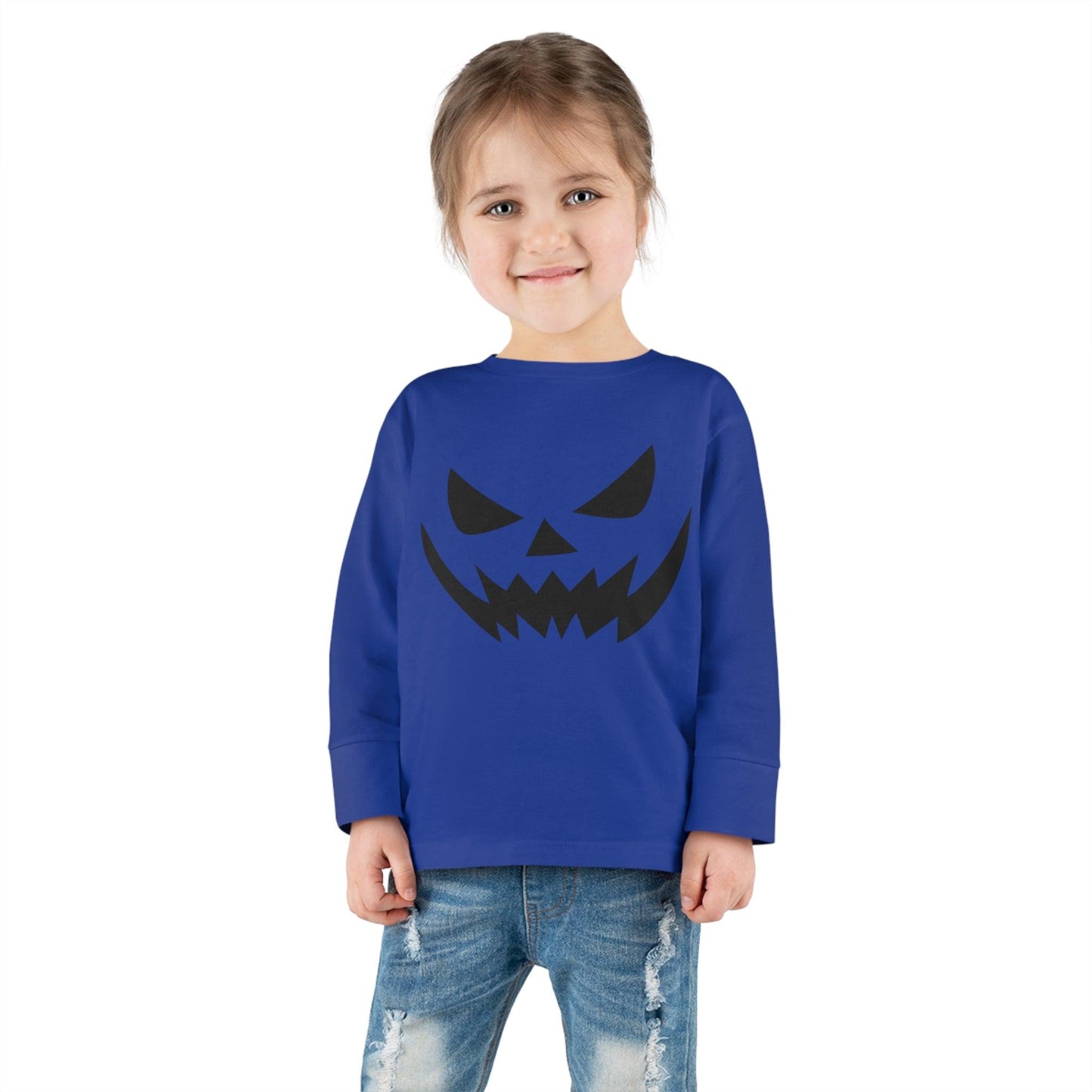 Kids Halloween Pumpkin Face Shirt Kids Jack O Lantern Shirt Kids Halloween Shirt Kids Long Sleeve Trick or Treat Outfit for Halloween - Giftsmojo