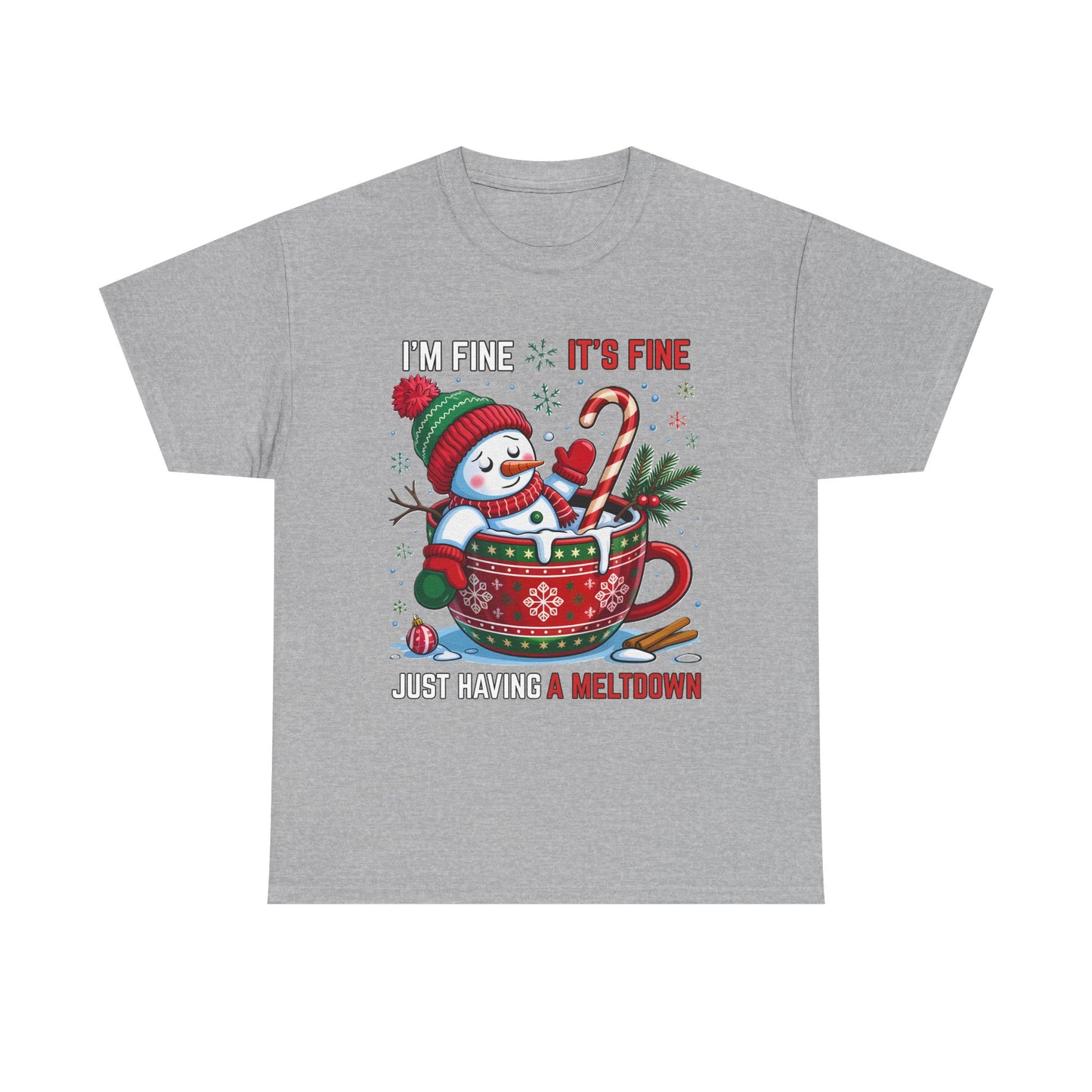 Snowman Meltdown Tee