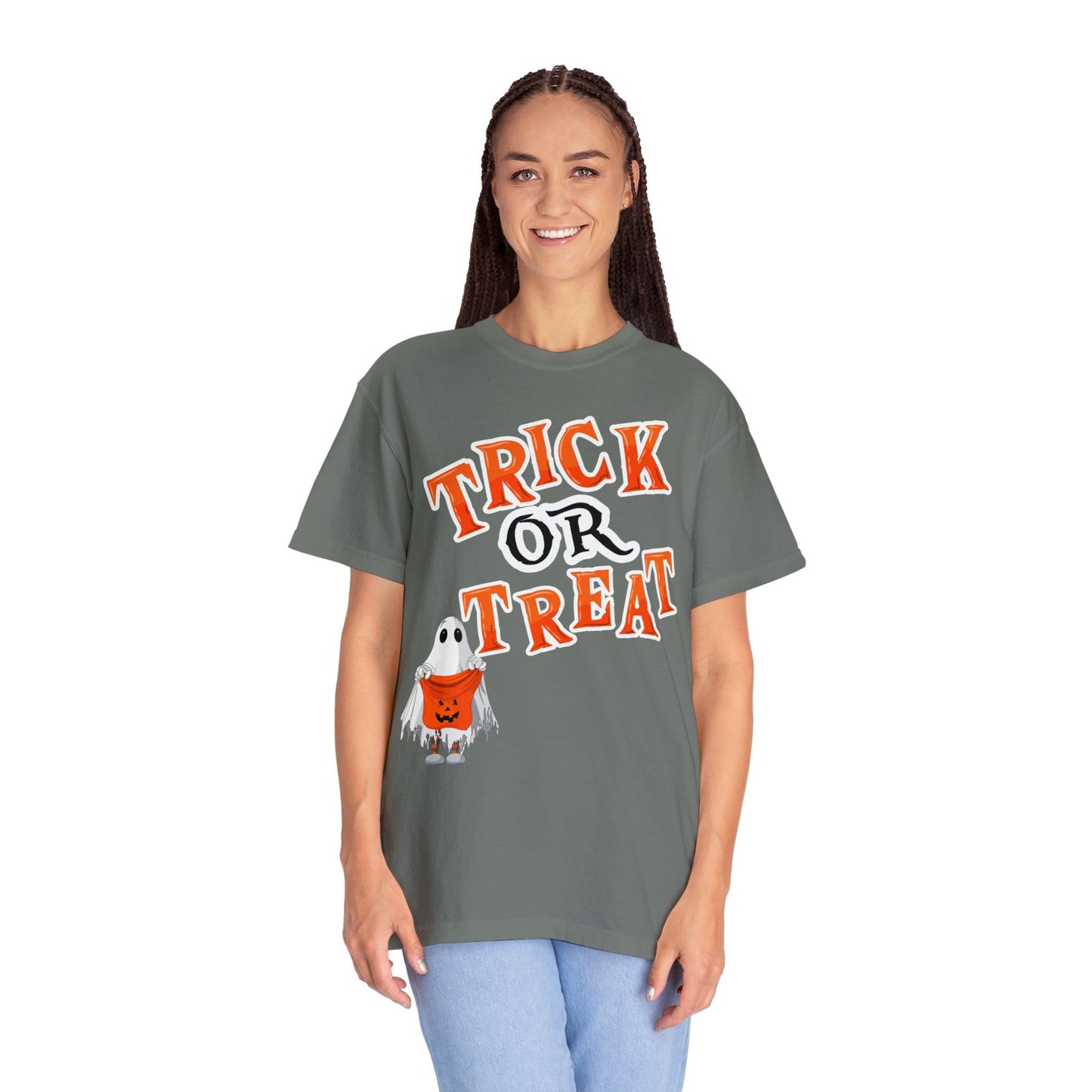 Embrace Halloween Cuteness with Our Cute Trick or Treat Shirt for Women and Men - Limited Edition