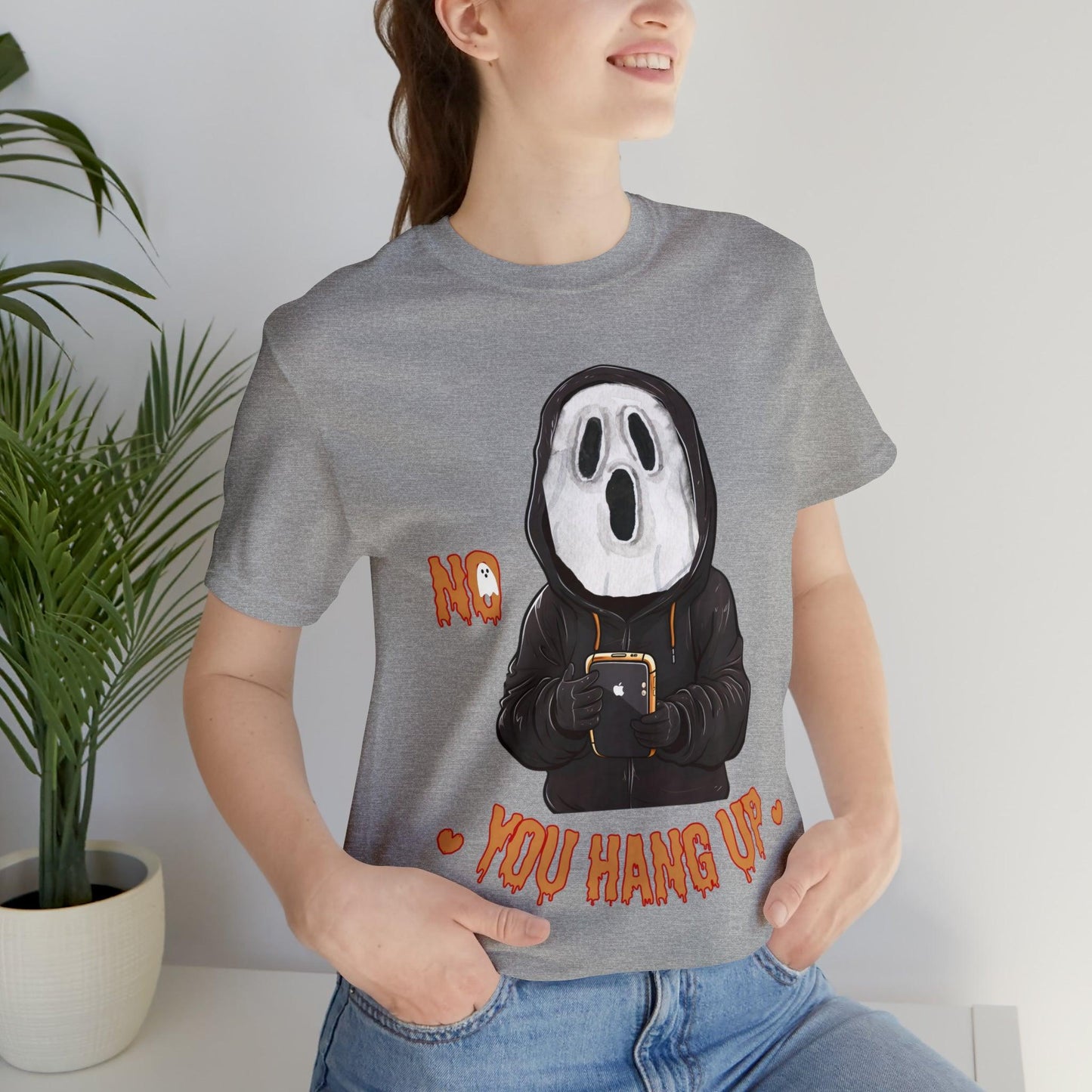 Elevate Your Halloween Style with the Playful 'No You Hang Up' Shirt Spooky shirt - Giftsmojo