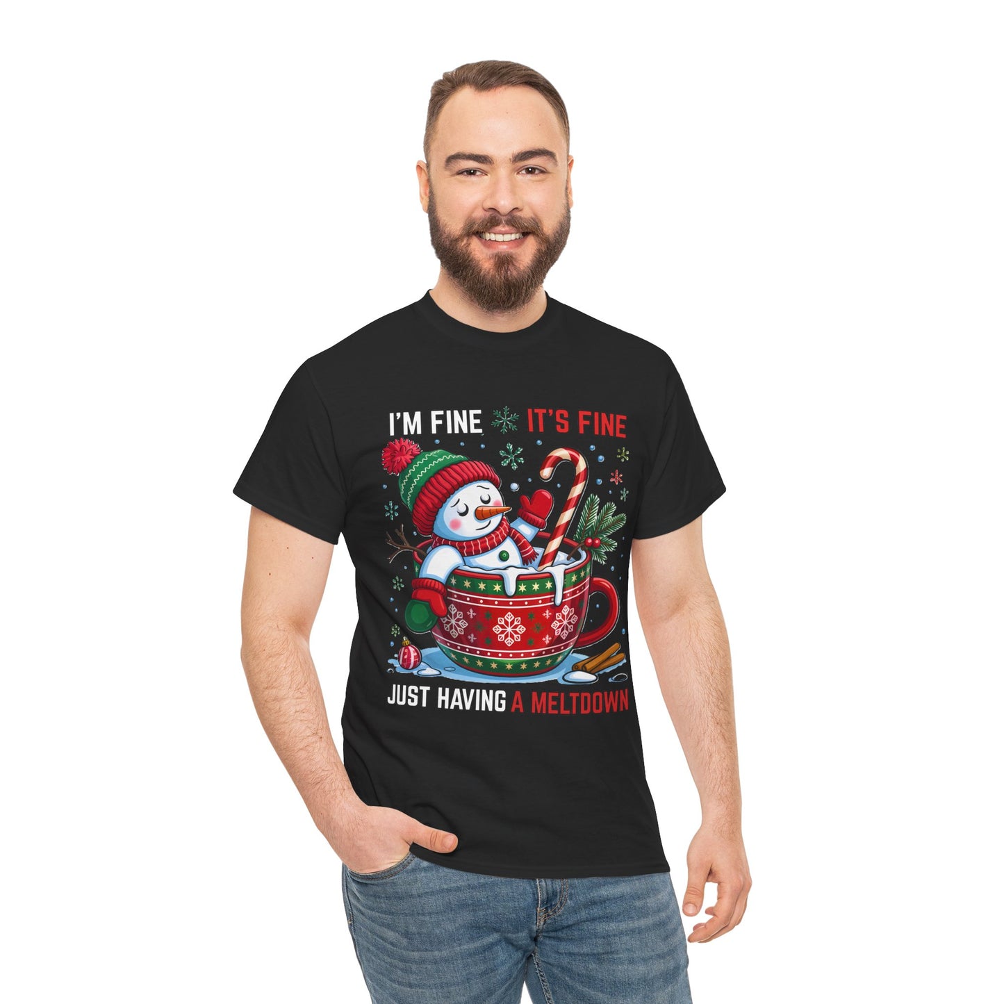 Snowman Meltdown Tee