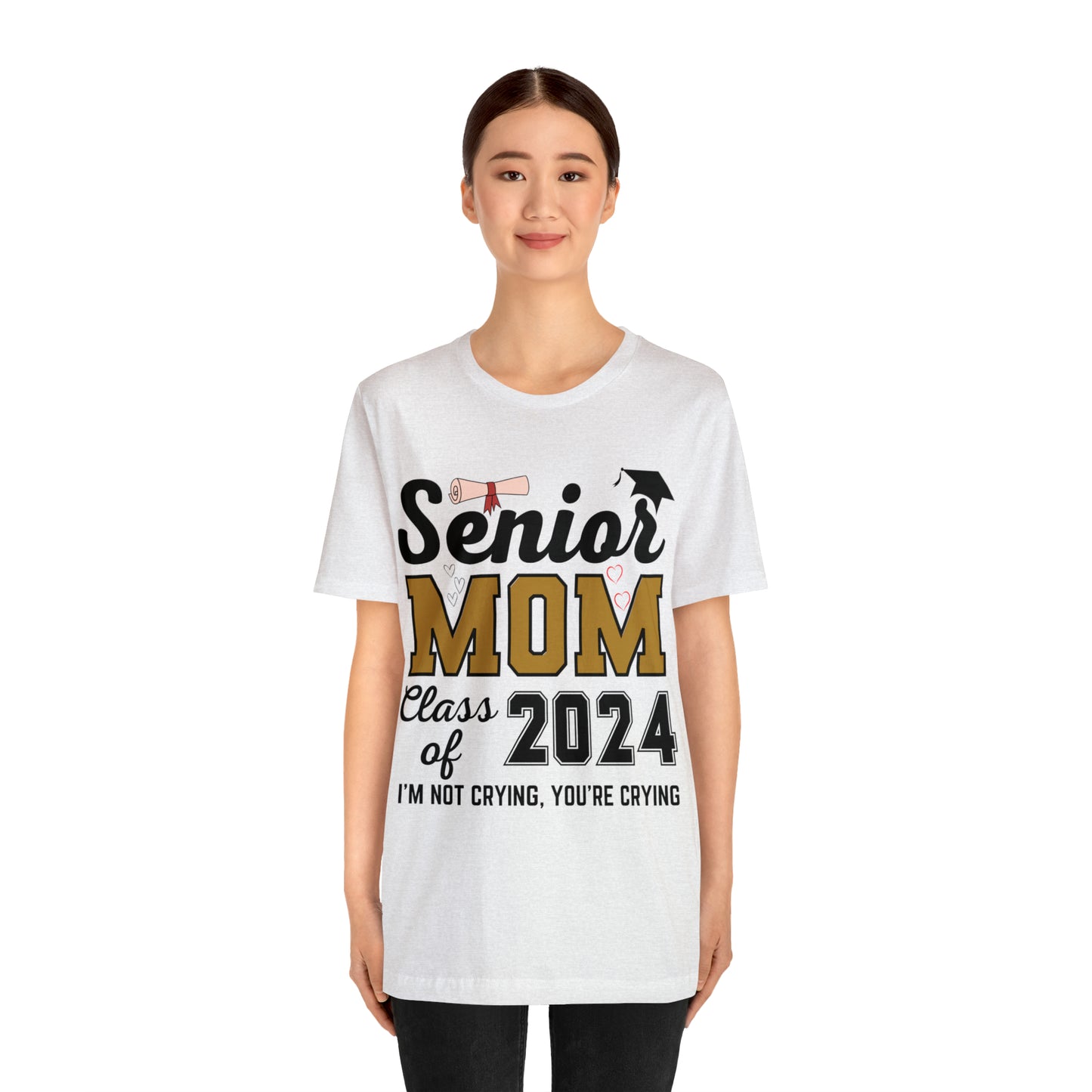 Proud Senior Mom Class of 2024 T-Shirt, Proud Senior Mom Shirt, Gift for Graduate, Graduation 2024 Family Shirt 2024 Senior Mom