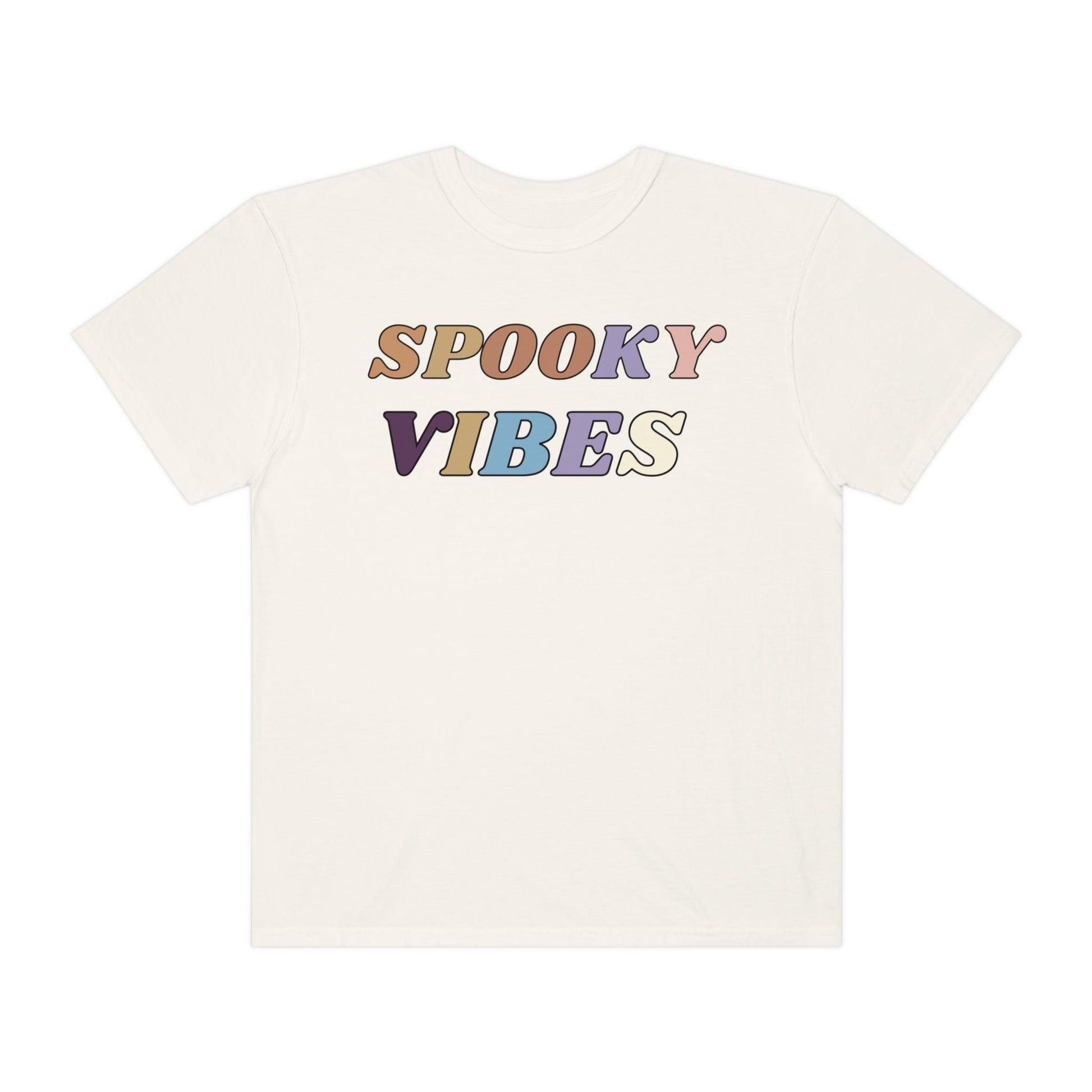 Retro Halloween Tshirt, Spooky Vibes Shirt, Vintage Shirt Halloween Shirt - Cute Fall Shirt - Giftsmojo