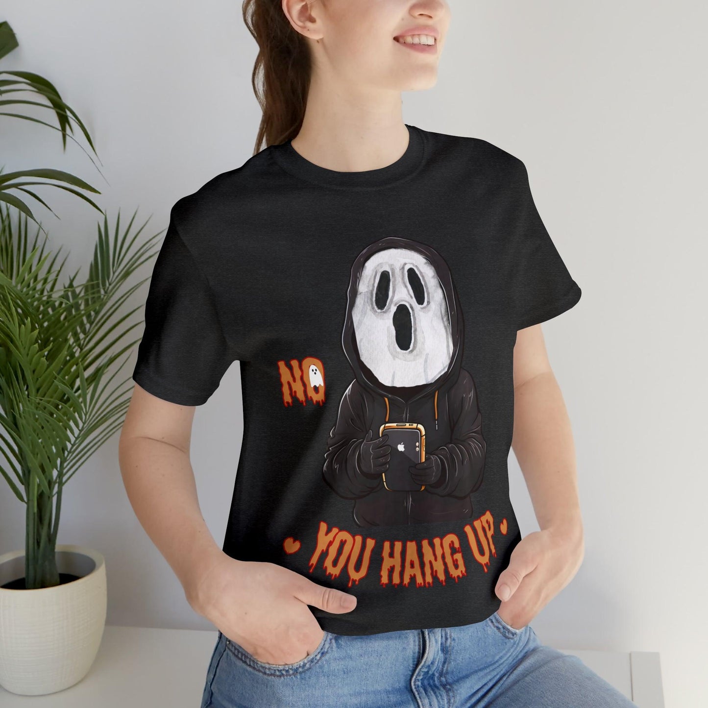 Elevate Your Halloween Style with the Playful 'No You Hang Up' Shirt Spooky shirt - Giftsmojo