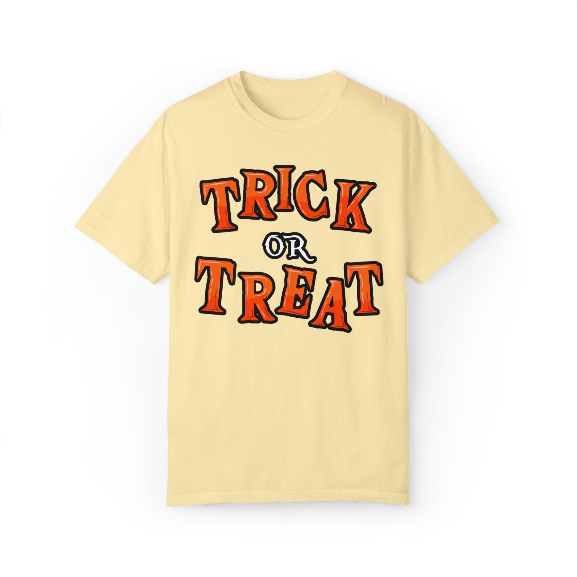 Trick or Treat Shirt Halloween Party Outfit Vintage Shirt Halloween Shirt Cute Spooky Shirt, Halloween Gift Halloween T-shirtRetro Halloween Tshirt - Giftsmojo