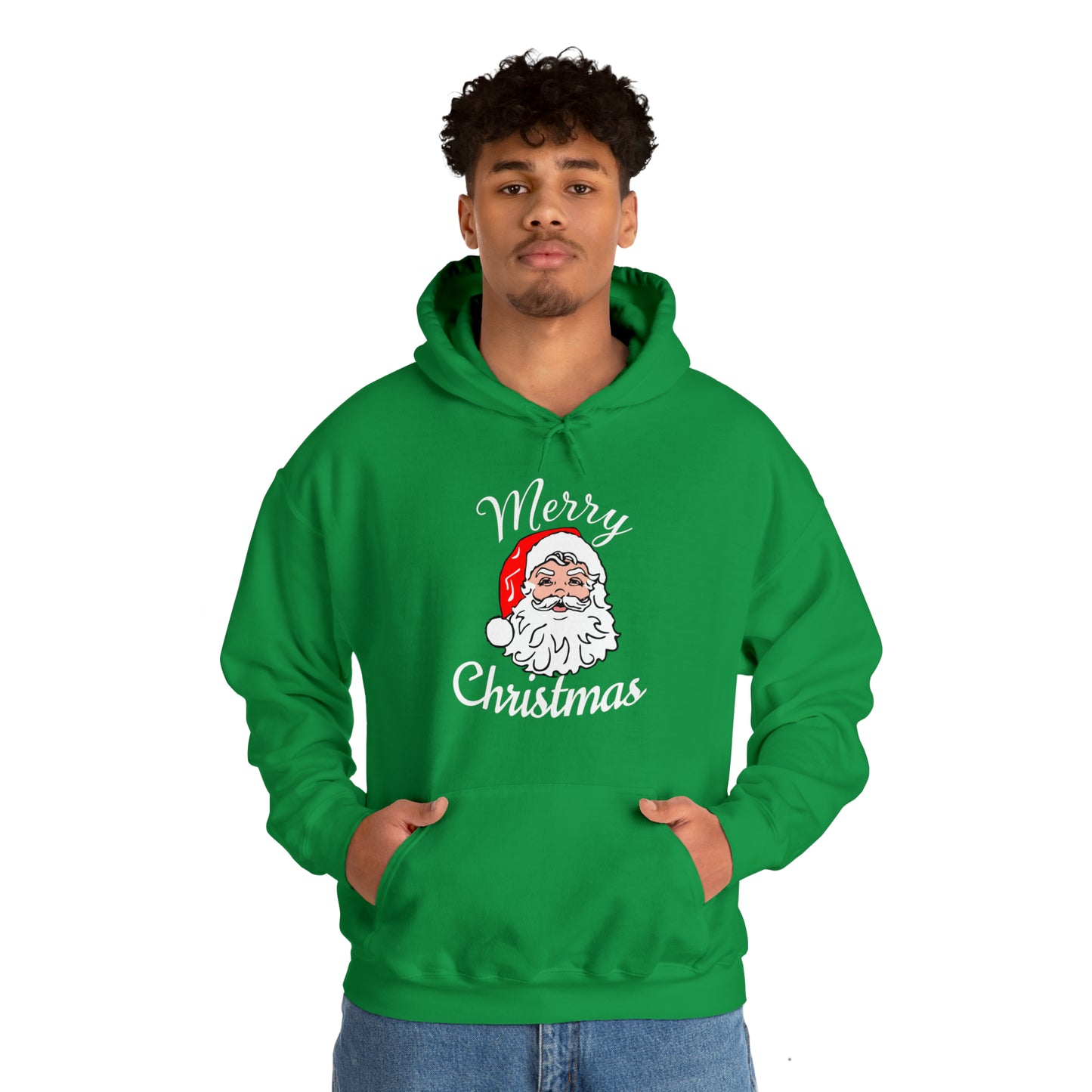 Santa Hoodie, Merry Christmas Hooded Sweatshirt, Christmas Shirt, Christmas Gift