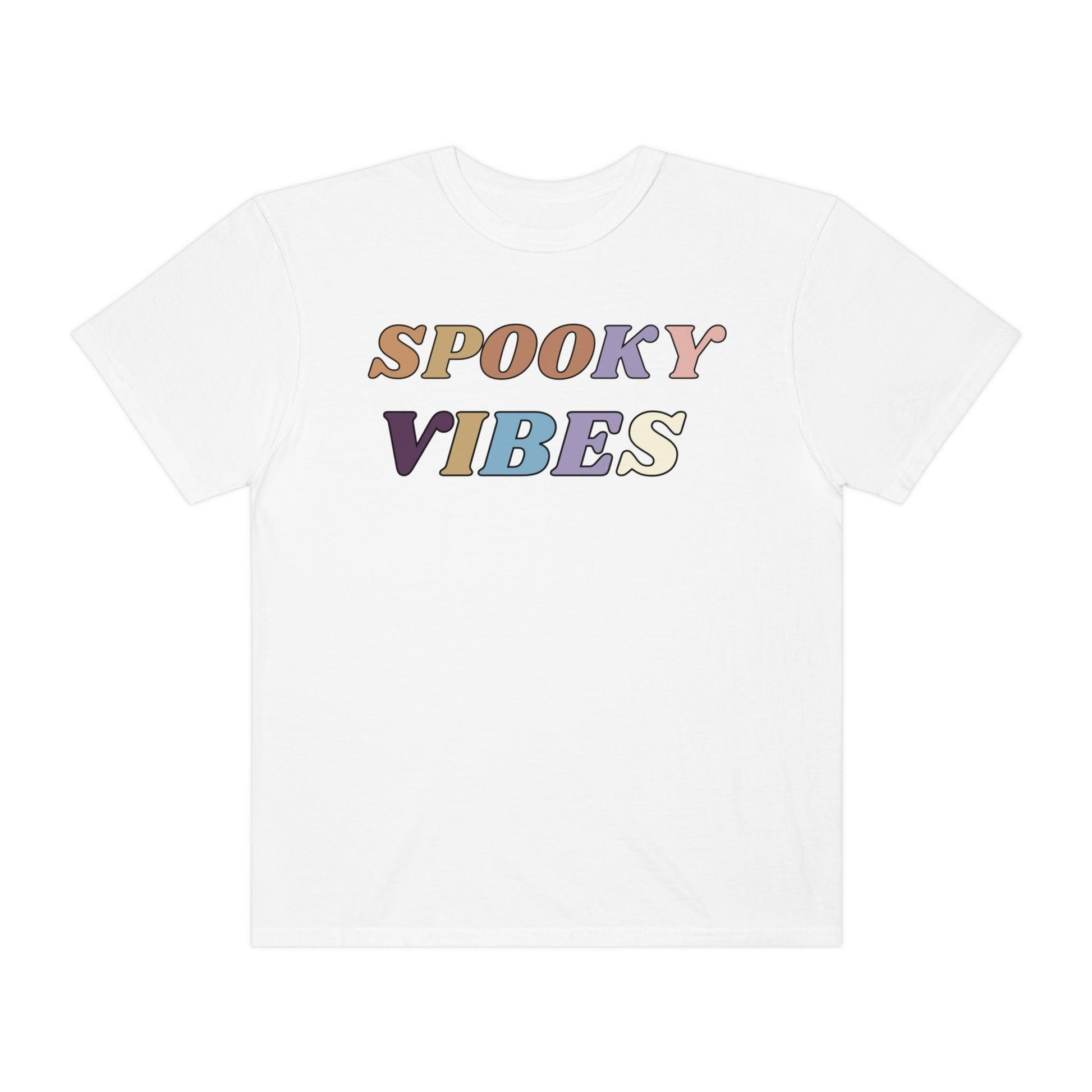 Retro Halloween Tshirt, Spooky Vibes Shirt, Vintage Shirt Halloween Shirt - Cute Fall Shirt - Giftsmojo