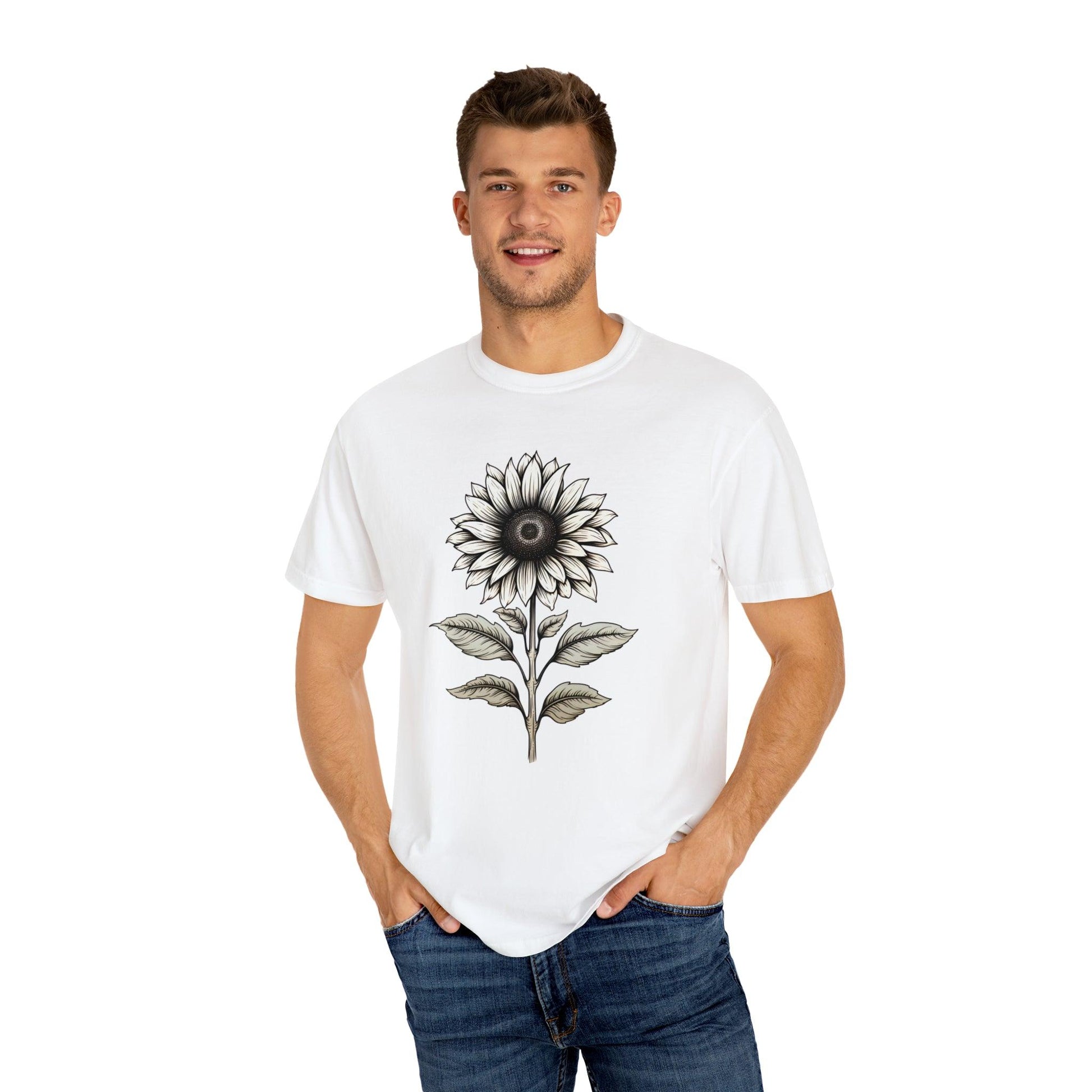 Sunflower Shirt Flower Shirt Aesthetic, Floral Graphic Tee Floral Shirt Flower T-shirt, Gift For Her Women Wildflower Shirt - Giftsmojo