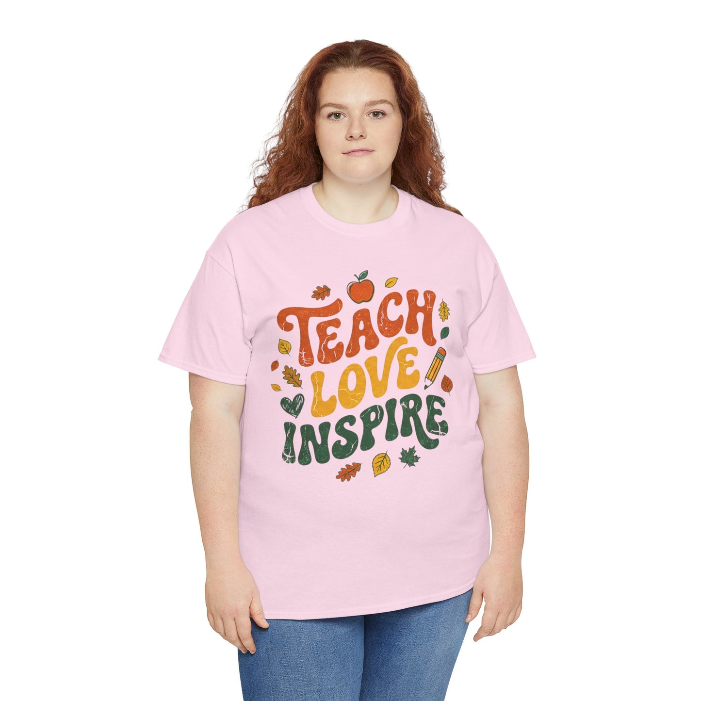 Teach Love Inspire T-Shirt — Fall Teacher Appreciation Tee