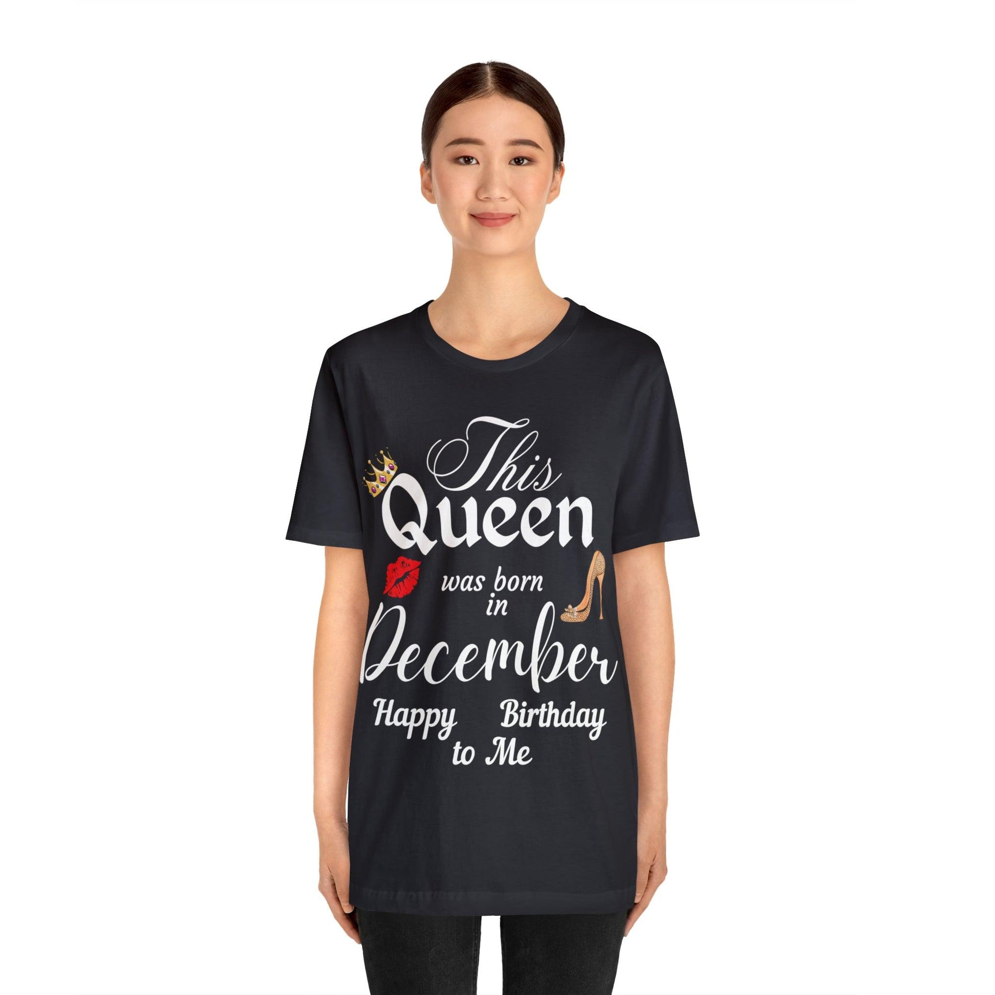 Birthday Queen Shirt, Gift for Birthday, This Queen was born in December Shirt, Funny Queen Shirt, Funny Birthday Shirt, Birthday Gift - Giftsmojo