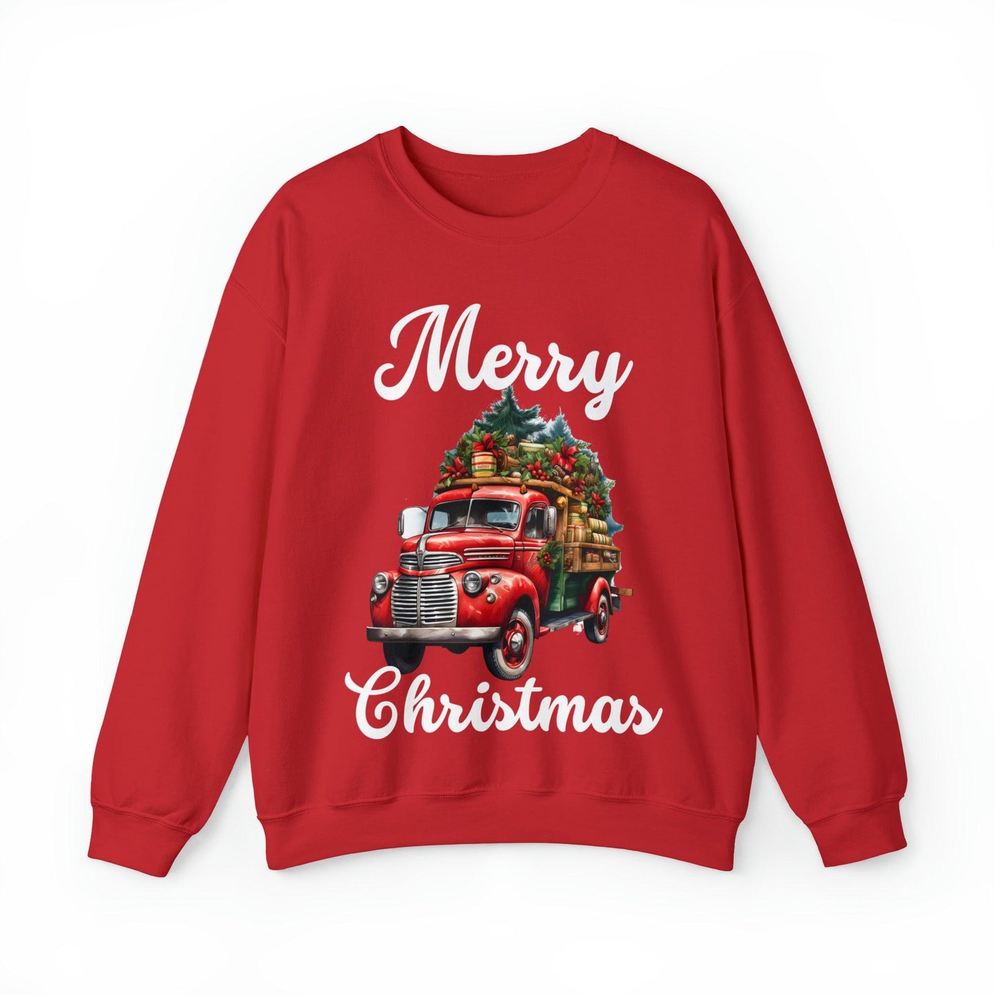 Christmas Tree Truck Sweatshirt Christmas Truck Sweatshirt Christmas Sweater Tree Truck Shirt Christmas Sweatshirt Tree Sweat Pine Tree Pullover - Giftsmojo