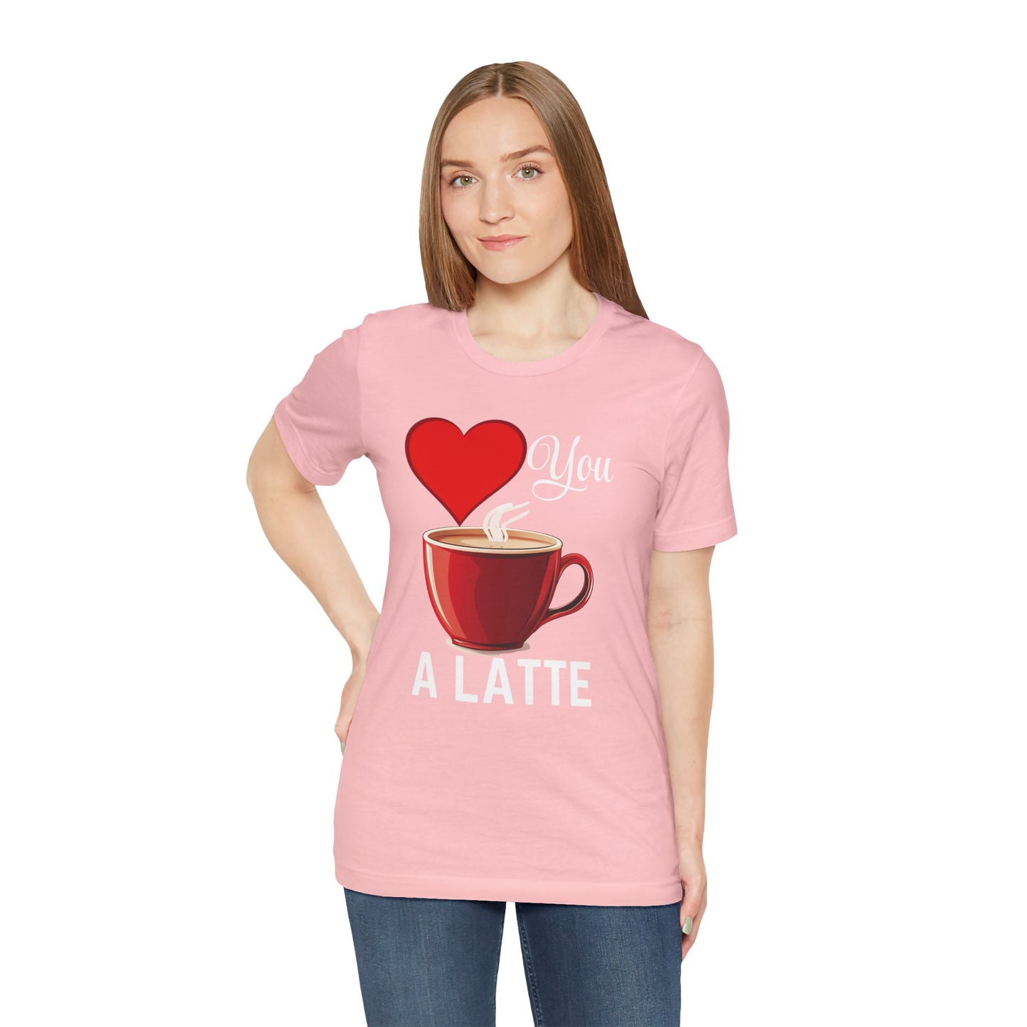 Coffee Lover Unisex Tee - Love You A Latte