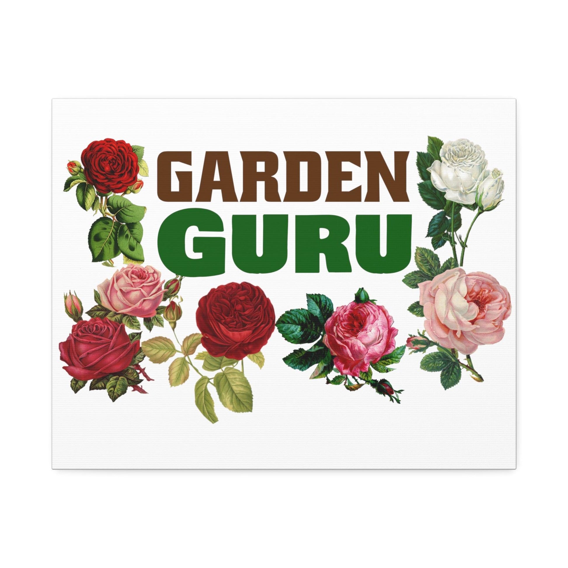 Garden Guru Garden Guru wall art - gift for garden lovers - plant lover gift nature lovers flower wall art - Giftsmojo