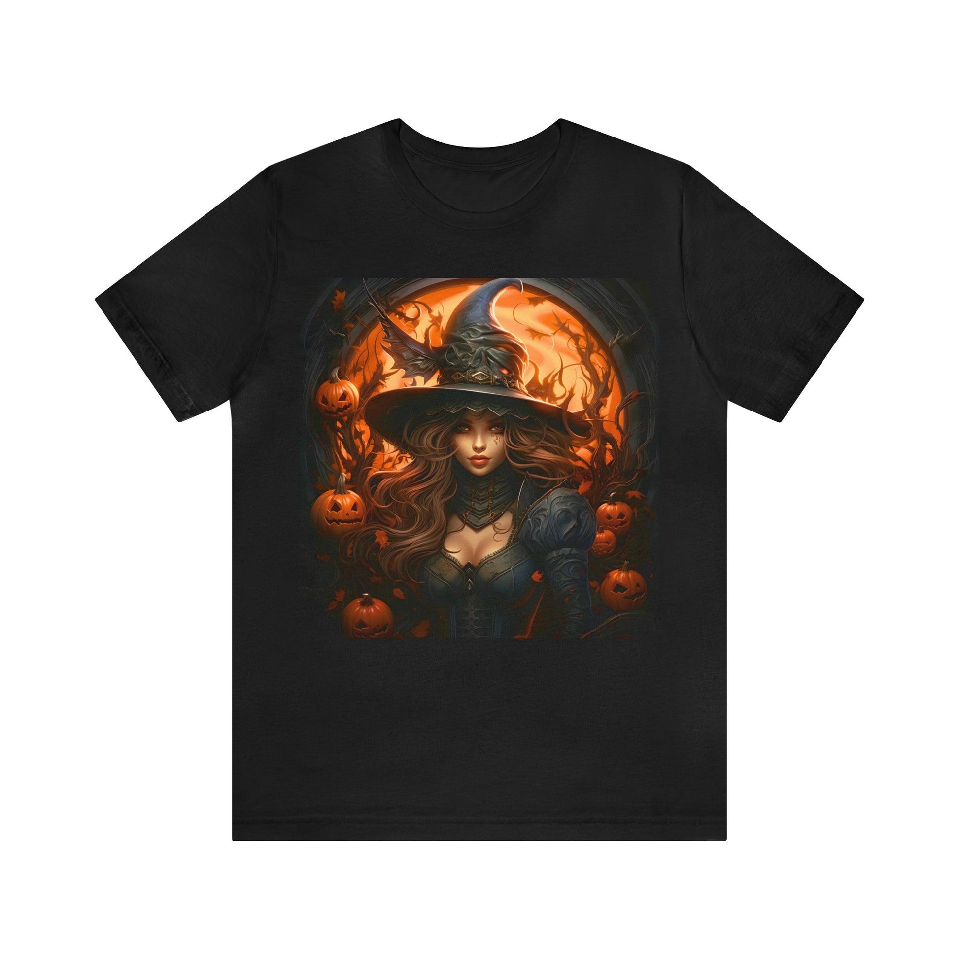 Spooky Witch Costume Spooky Season Vintage Halloween Shirt Moon Goddess Witch Shirt Halloween Costume Witch Shirt Women Halloween Party Tee - Giftsmojo