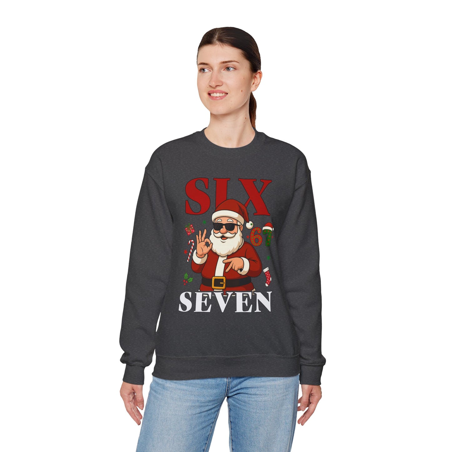 Six Seven Santa Sweatshirt