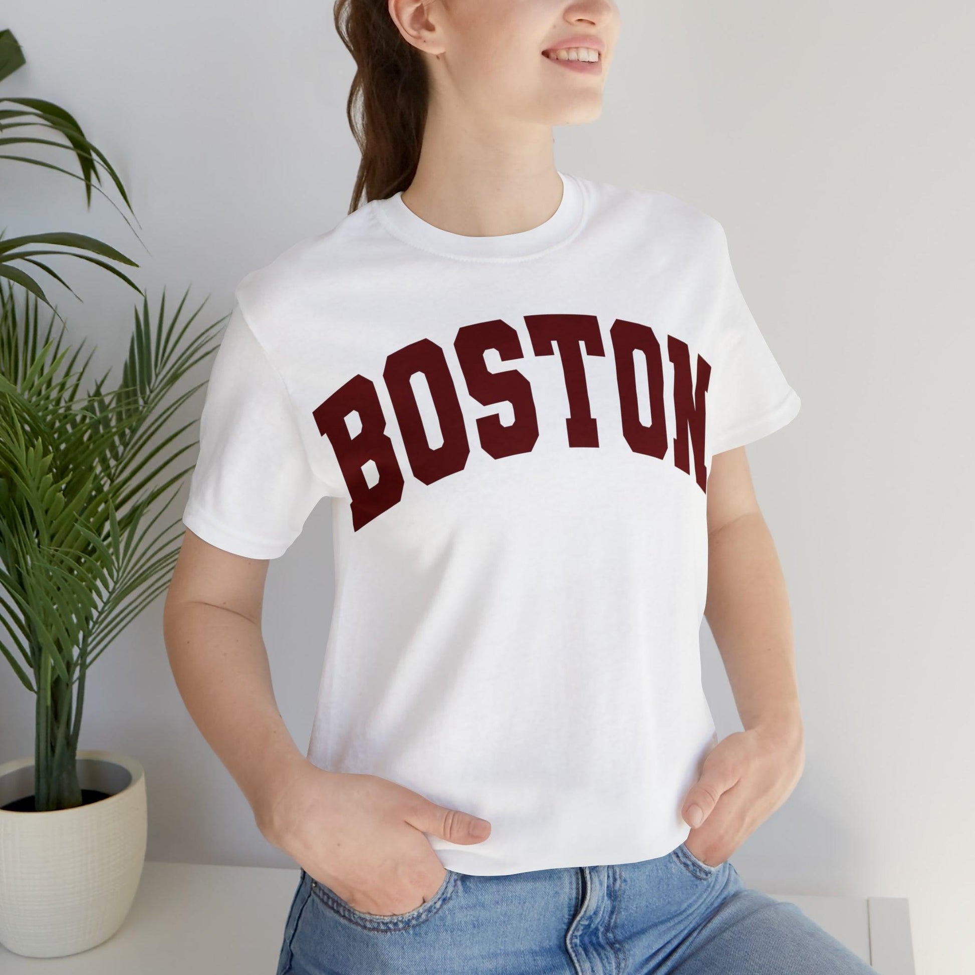 Boston Shirt Boston Souvenir Boston TShirt, Boston Gift Boston Massachusetts Shirt - Giftsmojo