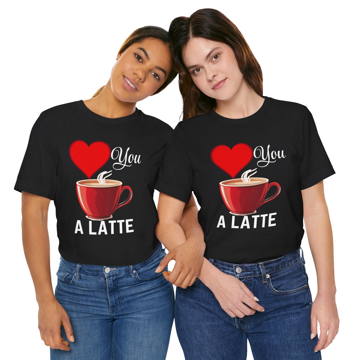 Coffee Lover Unisex Tee - Love You A Latte