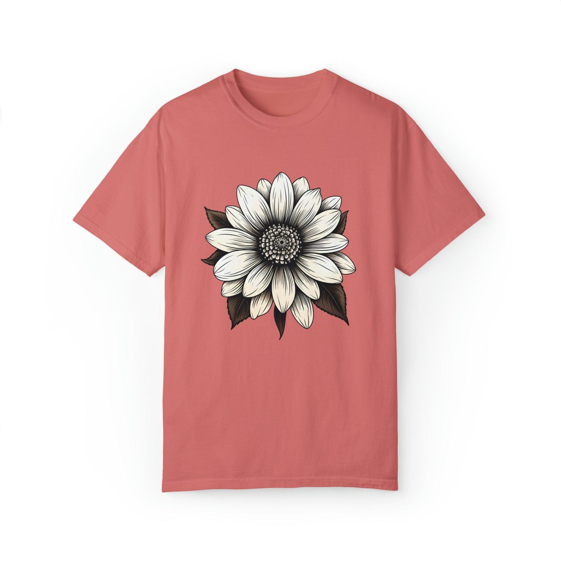 Sunflower Shirt Flower Shirt Aesthetic Women Top Floral Graphic Tee Floral Shirt Flower T-shirt, Wild Flower Shirt Gift For Her - Giftsmojo