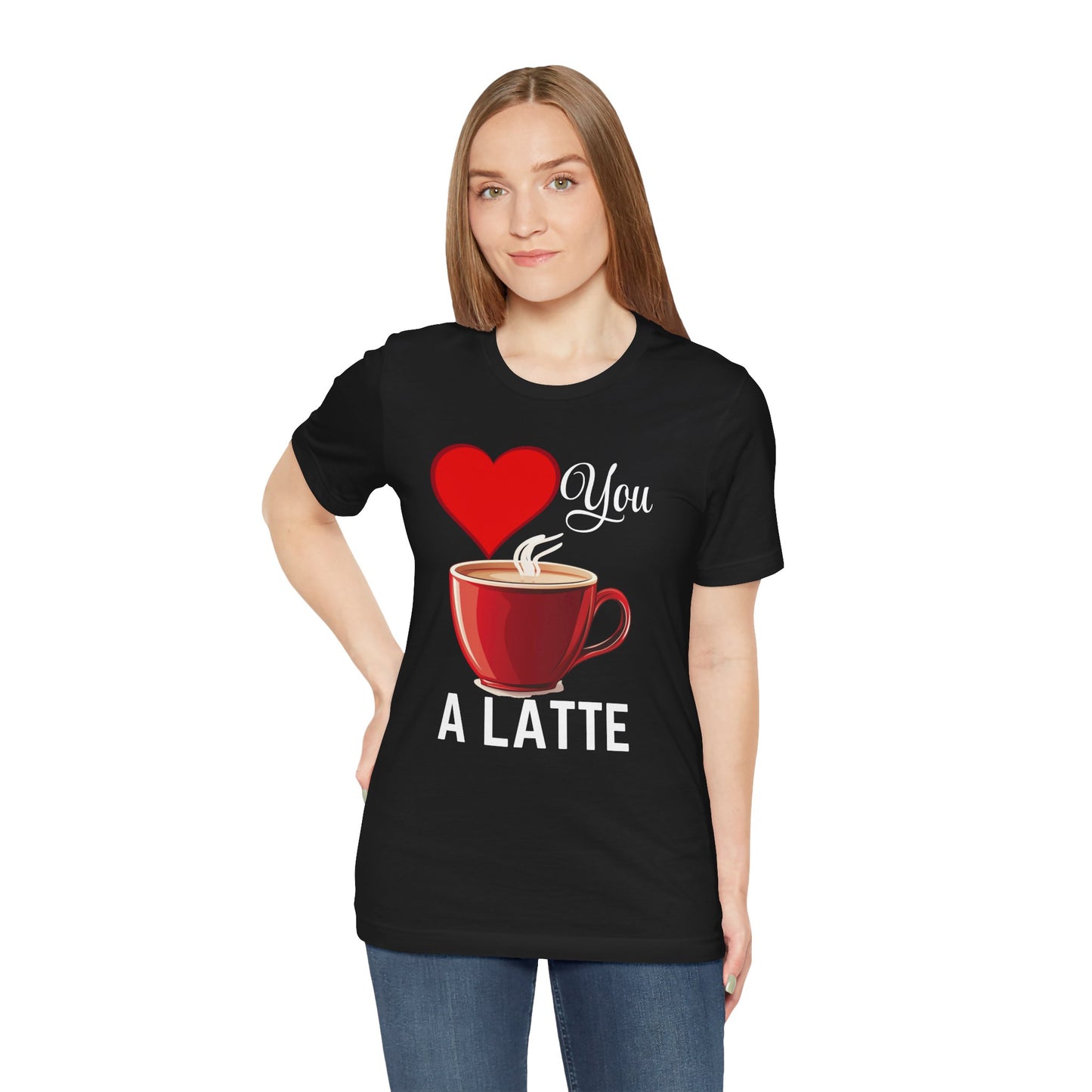 Coffee Lover Unisex Tee - Love You A Latte